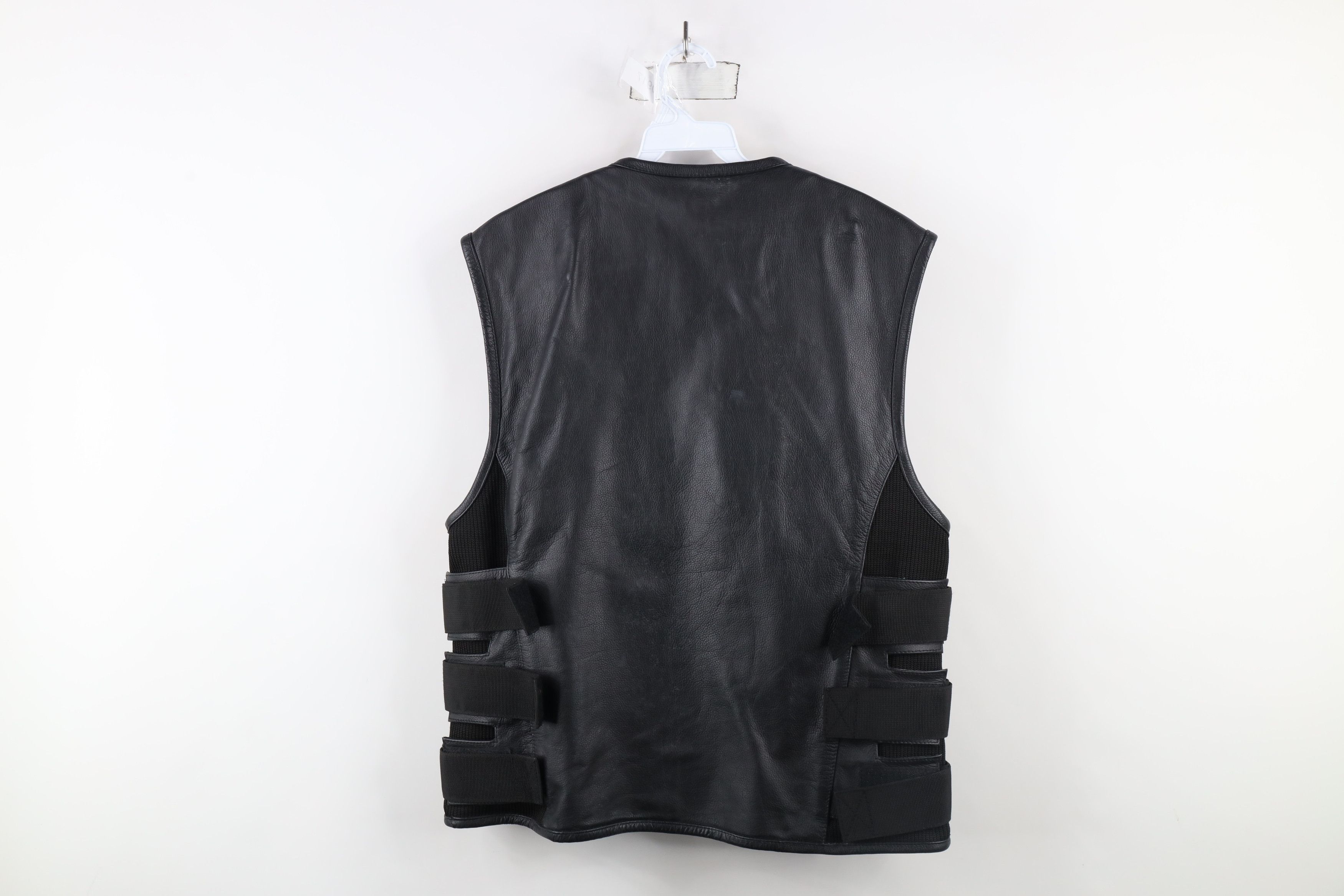 Vintage Vintage Y2K Streetwear Strap Tactical Motorcycle Vest Size US M / EU 48-50 / 2 - 14 Thumbnail