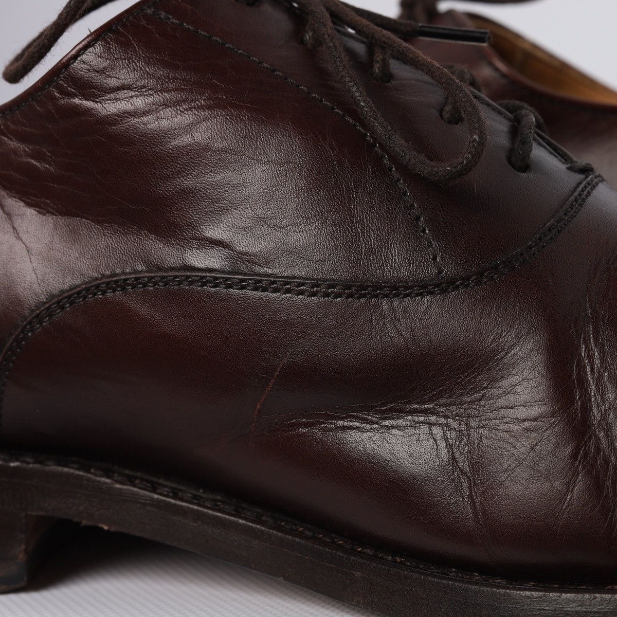 Other John Crocket Goodyear Welted Brown Leather Shoes Oxford Size US 10 / EU 43 - 11 Thumbnail