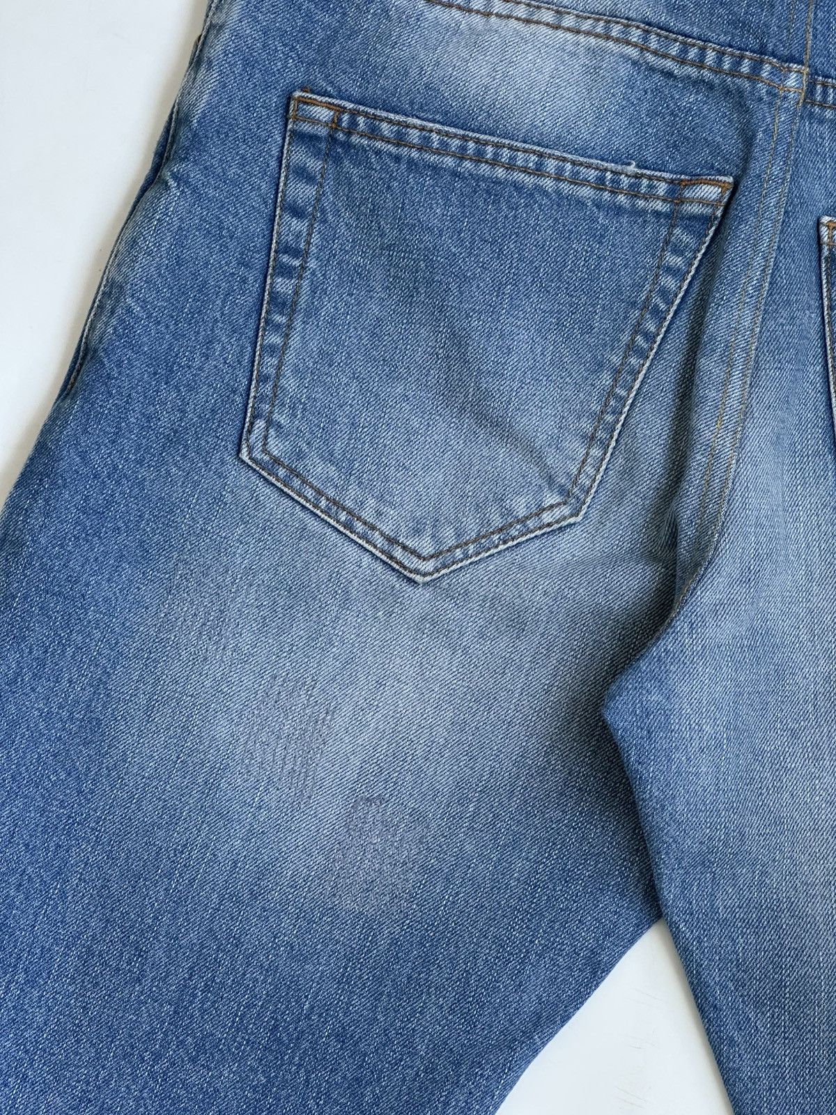 Balmain BALMAIN Decarnin FW2011 Distressed Biker Denim Jeans ripped Size US 30 / EU 46 - 20 Thumbnail