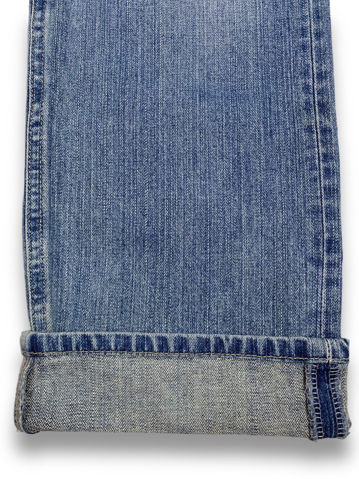 Uniqlo Vintage Y2K Uniqlo Blue Washed Loose Fit Distressed Jeans Size US 30 / EU 46 - 8 Thumbnail