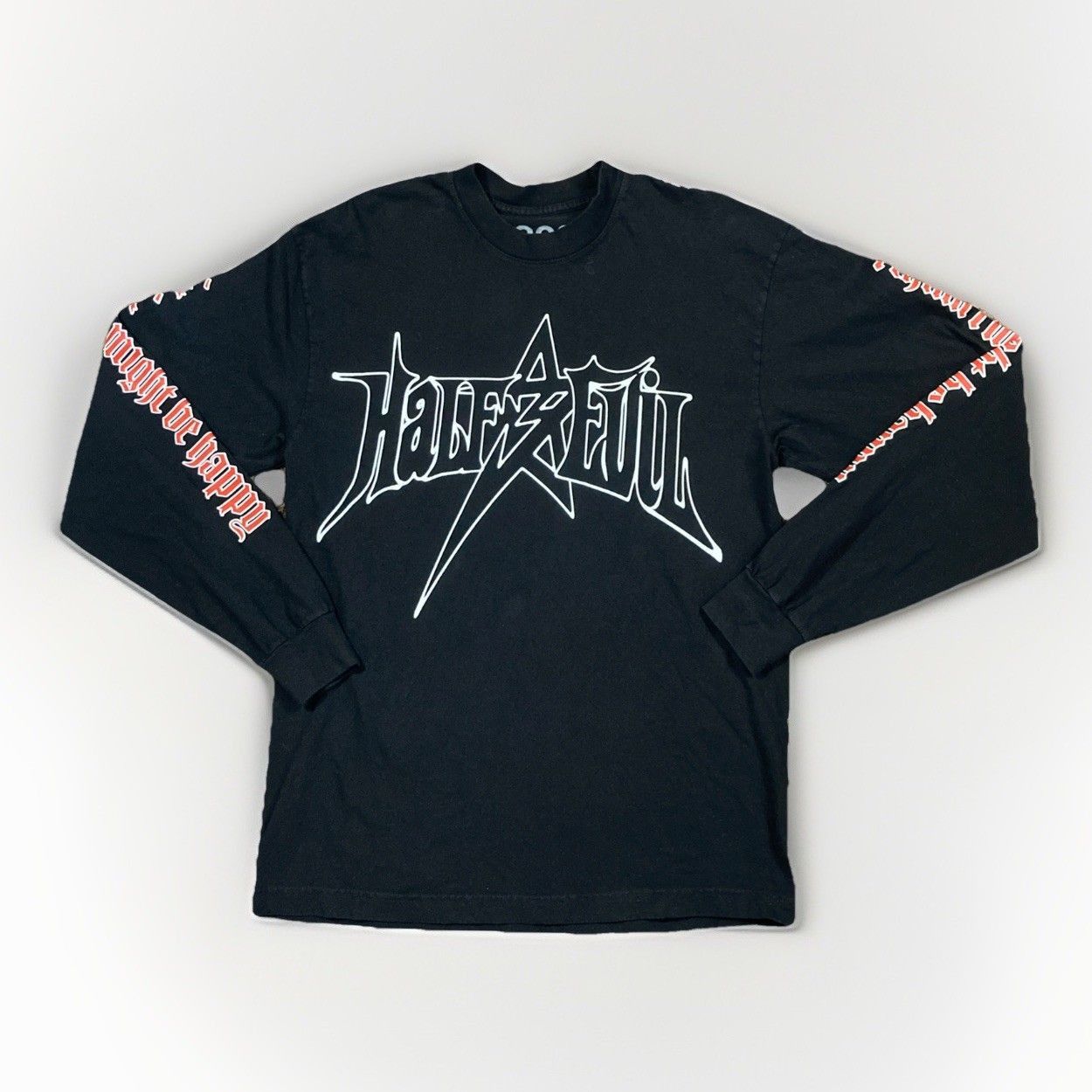 Half Evil Half Evil 333 Hateful “ I Think I Might Be Happy” LS Sz Med Size US M / EU 48-50 / 2 - 1 Thumbnail