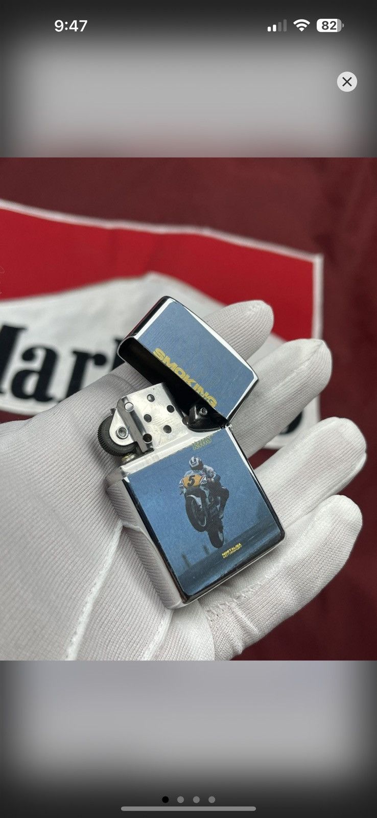 Vintage Silver Marlboro cigar lighters, 2 item Size ONE SIZE - 3 Thumbnail