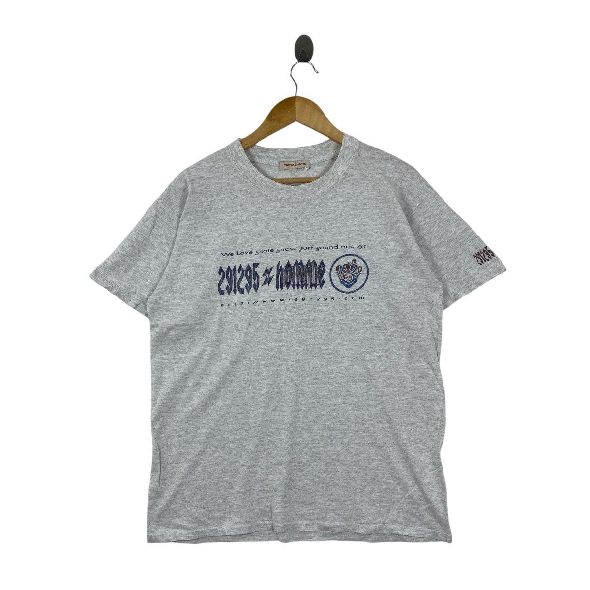 291295=Homme Vintage 90s 291295 Homme Japanese Streetwear Graphic Tee M Size US M / EU 48-50 / 2 - 1 Thumbnail