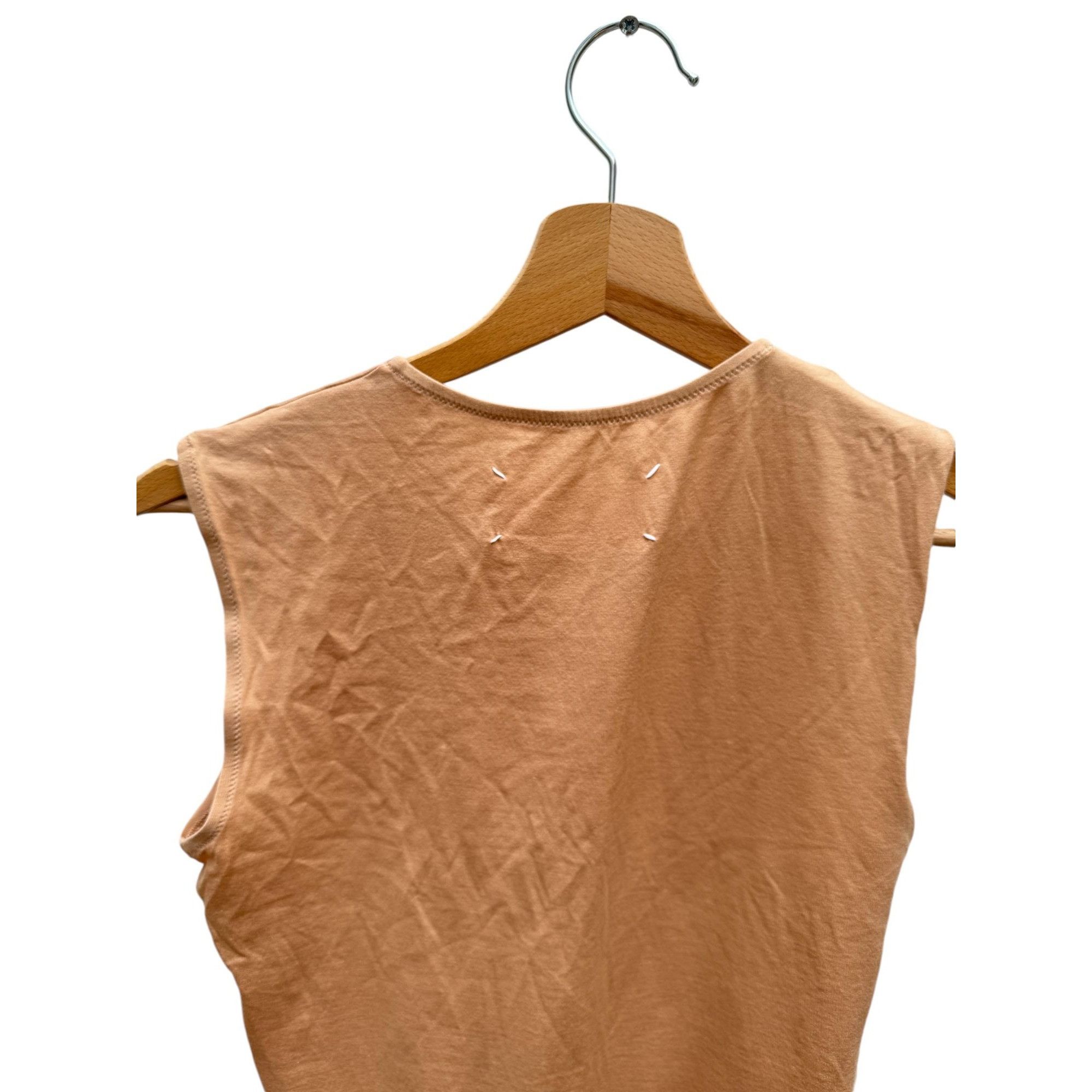 Maison Margiela SS 2007 Iconic Nude Bodysuit Top Size XS / US 0-2 / IT 36-38 - 2 Thumbnail
