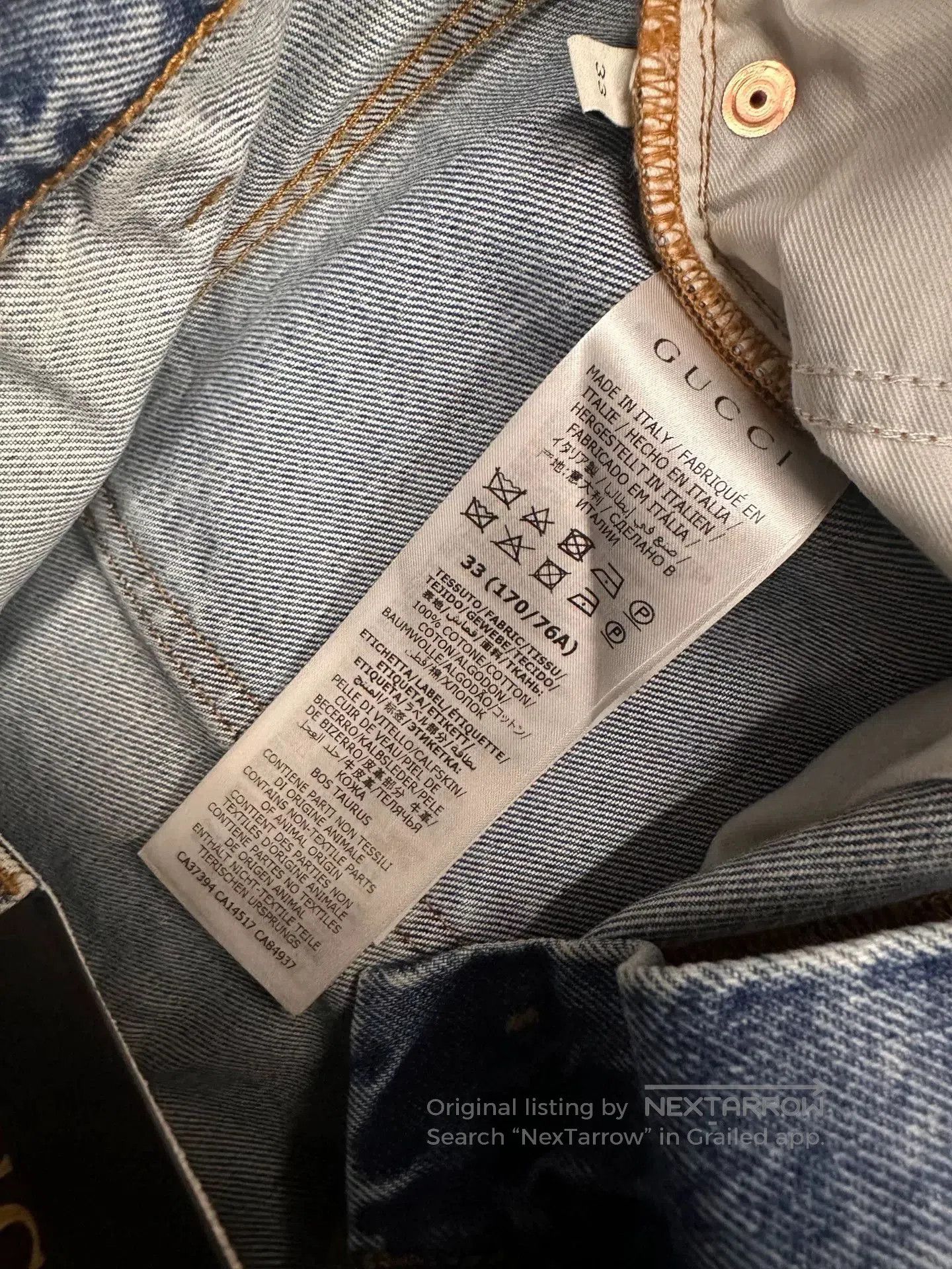 Gucci Gucci Distressed Loose Fit Jeans. Size US 33 - 7 Thumbnail