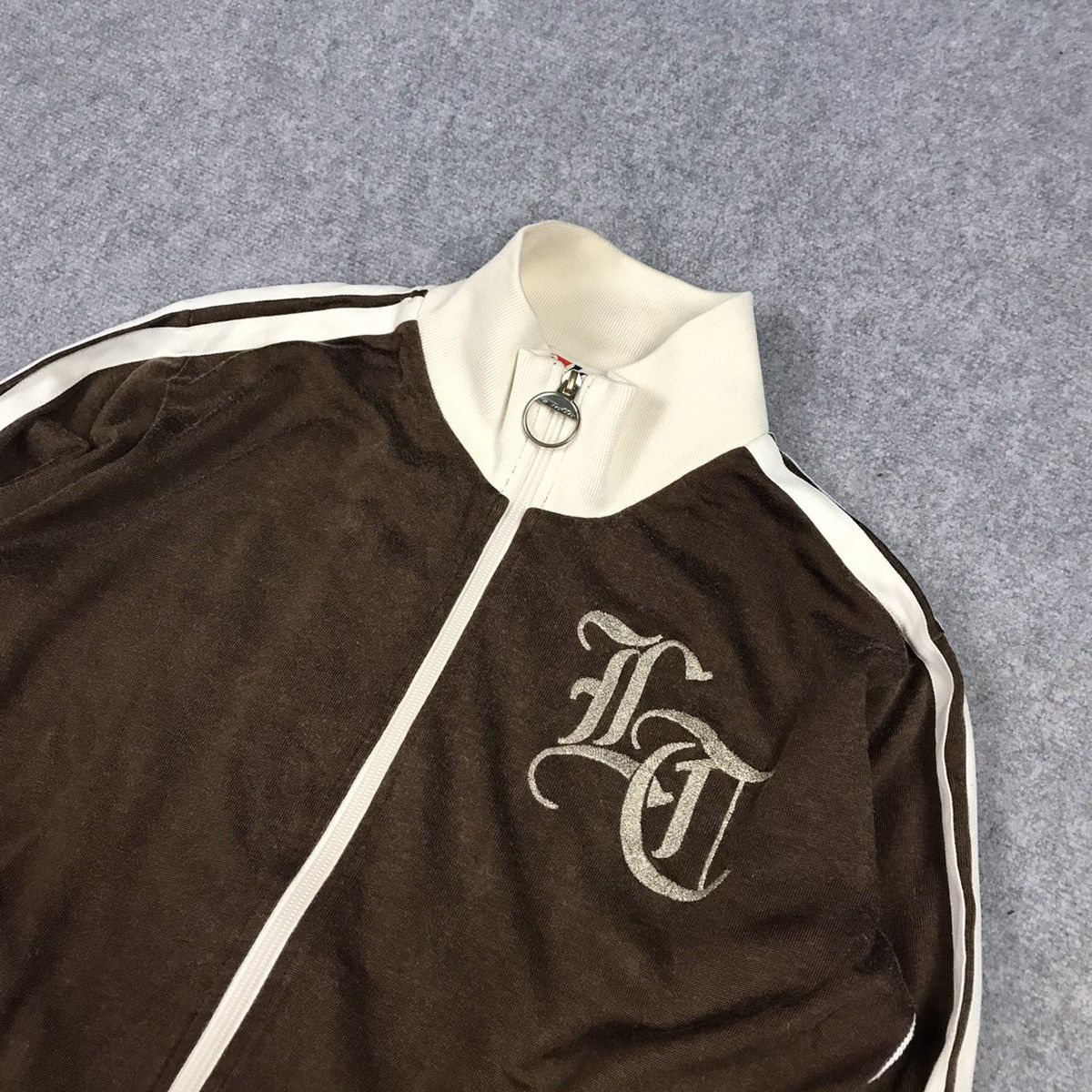 Japanese Brand × Lotto Sport LOTTO ITALIAN SPORT DESIGN ZIPPER BROWN SWEATER Size US L / EU 52-54 / 3 - 5 Thumbnail