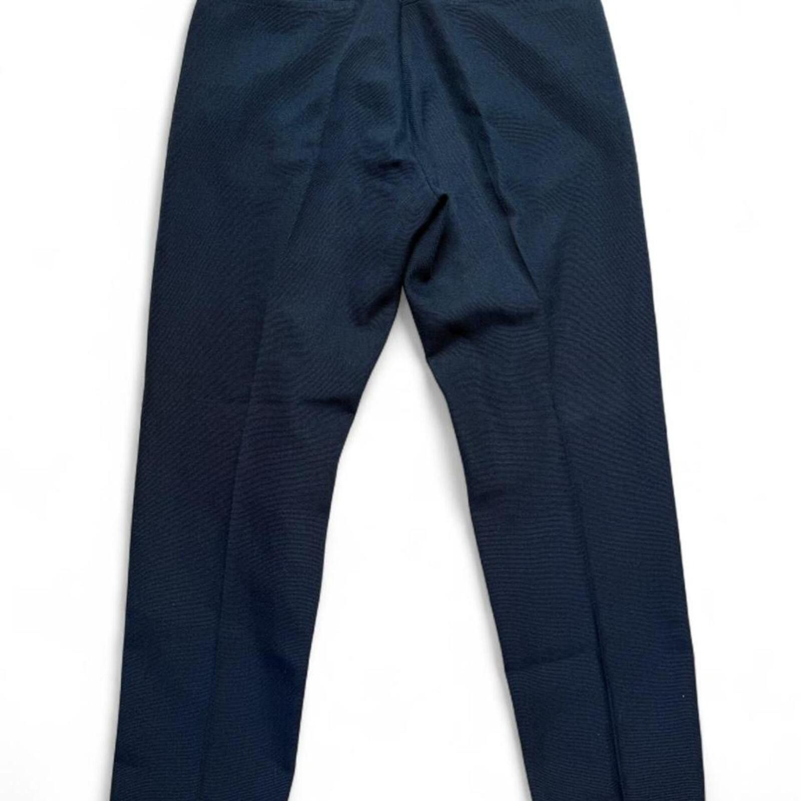 Other Vintage late 70s Farah navy blue pleated trousers talon zip Size US 32 / EU 48 - 2 Thumbnail