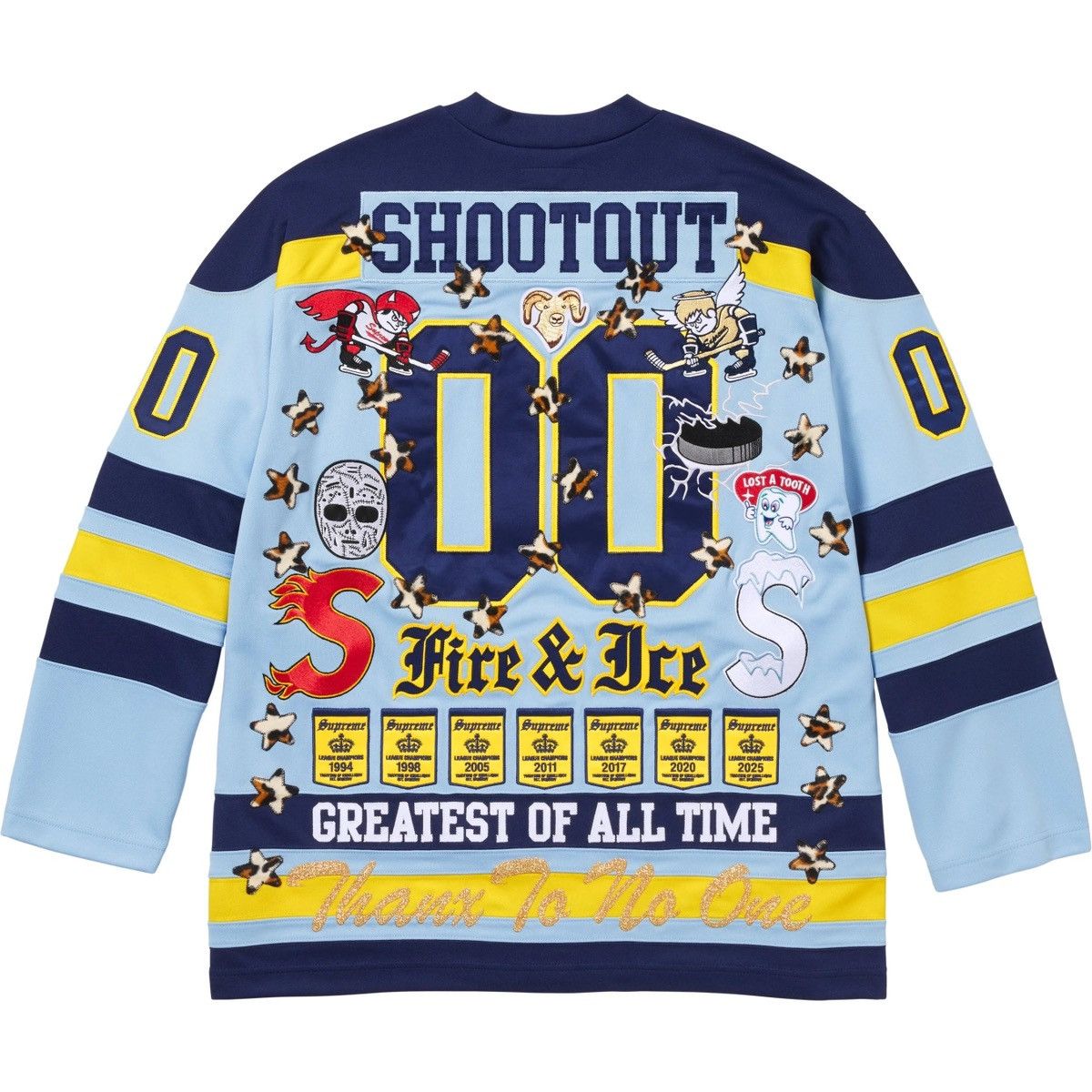 Supreme Supreme Fire and Ice Hockey Jersey Size US S / EU 44-46 / 1 - 2 Thumbnail