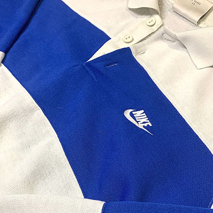 Vintage nike collared online sweatshirt