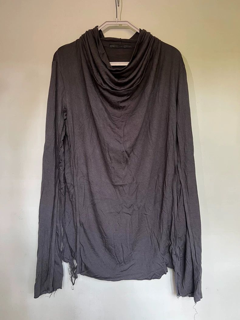 Julius JuliusLong Sleeve T-Shirt with Double Drape Pile Neck long Size US S / EU 44-46 / 1 - 1 Thumbnail
