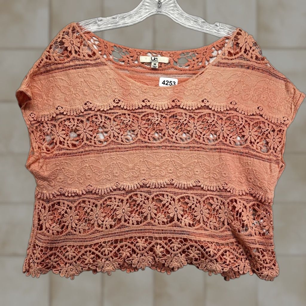 Vintage Ya Las Angeles Blouse Coquette Open Light Breathable Medium y2k Knit Angel Size M / US 6-8 / IT 42-44 - 1 Thumbnail