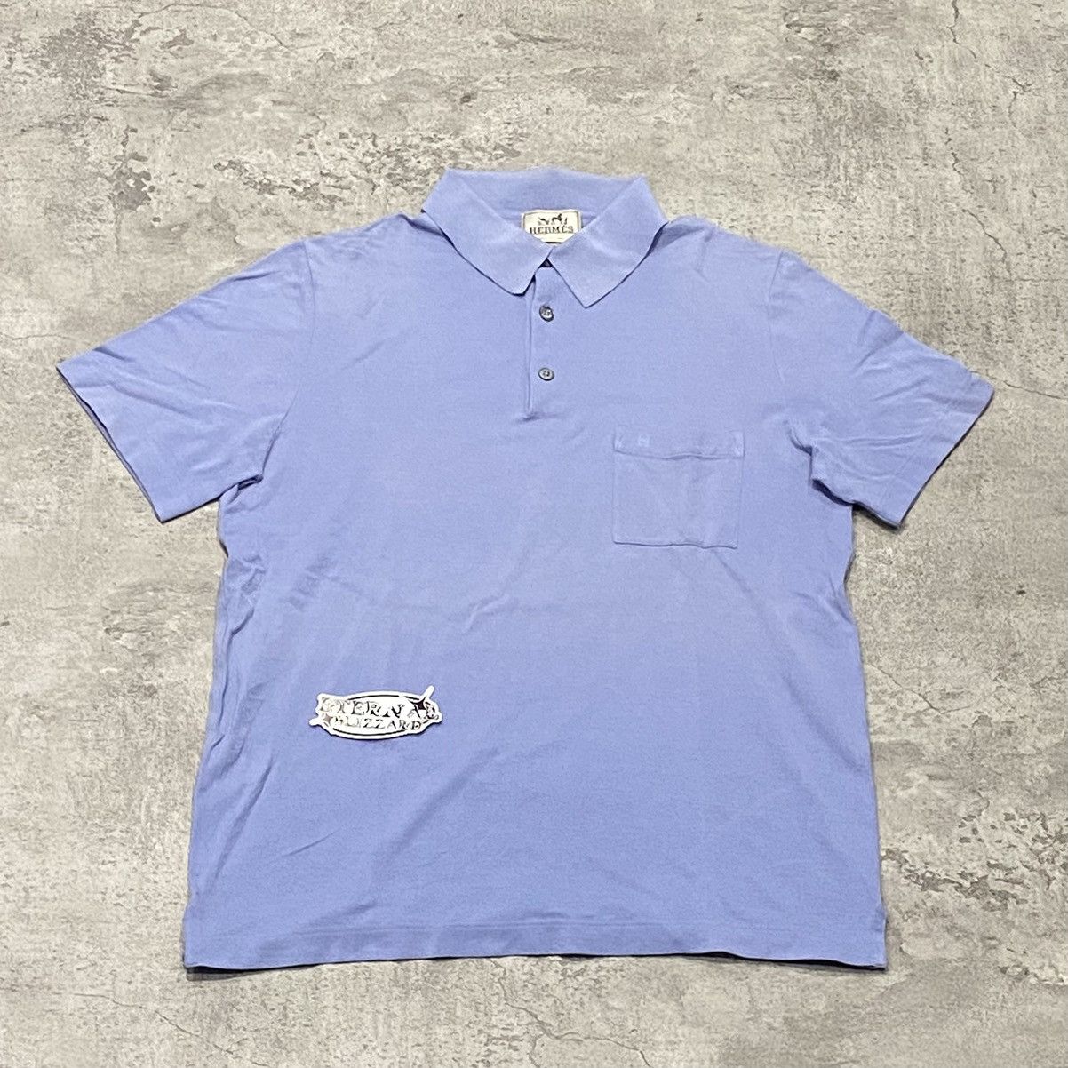 Hermes Hermes Polo Shirt Logo Size US L / EU 52-54 / 3 - 1 Thumbnail