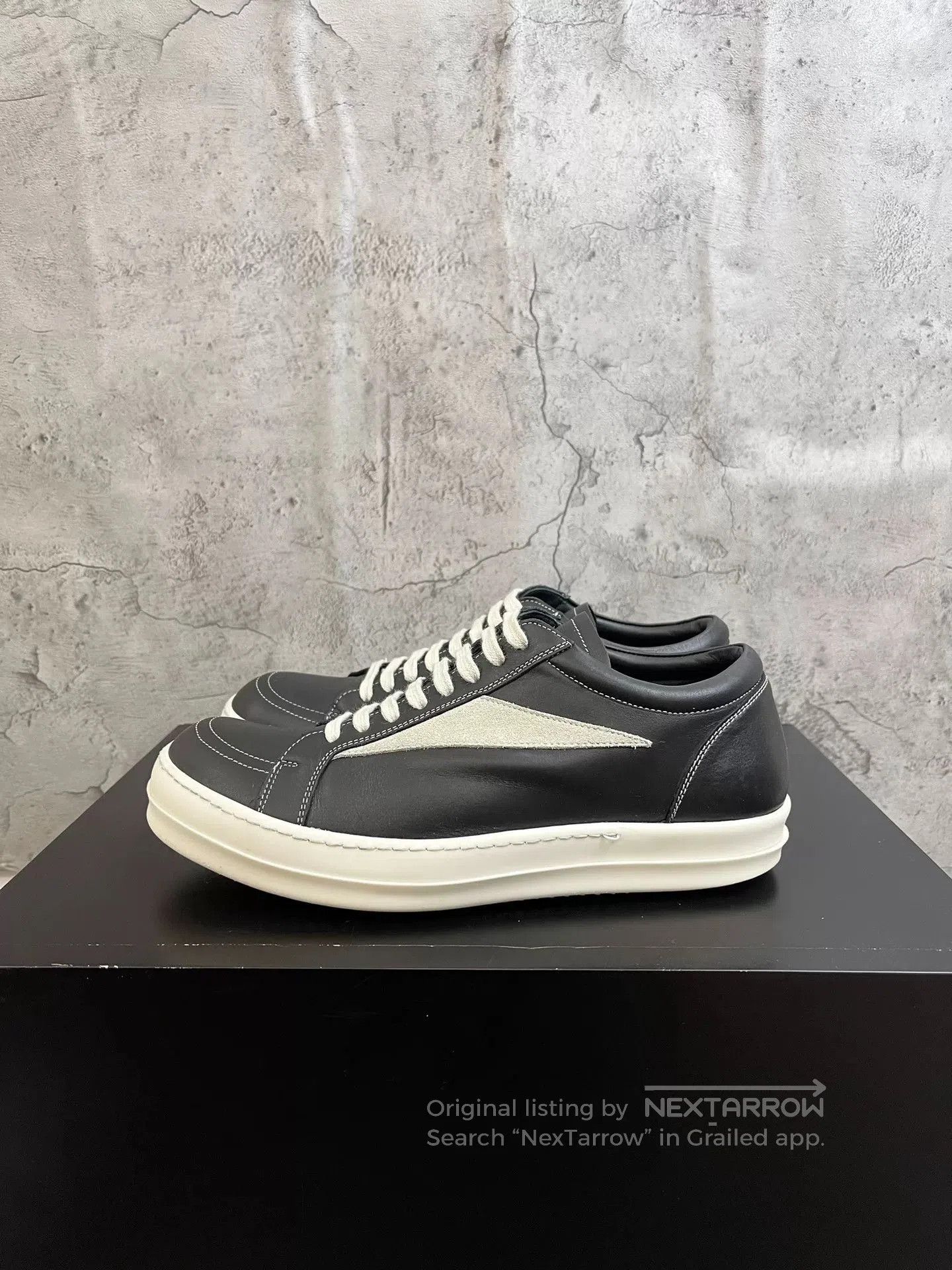 Rick Owens Rick Owens Leather Board Shoes Black White. Size US 7 / EU 40 - 2 Thumbnail