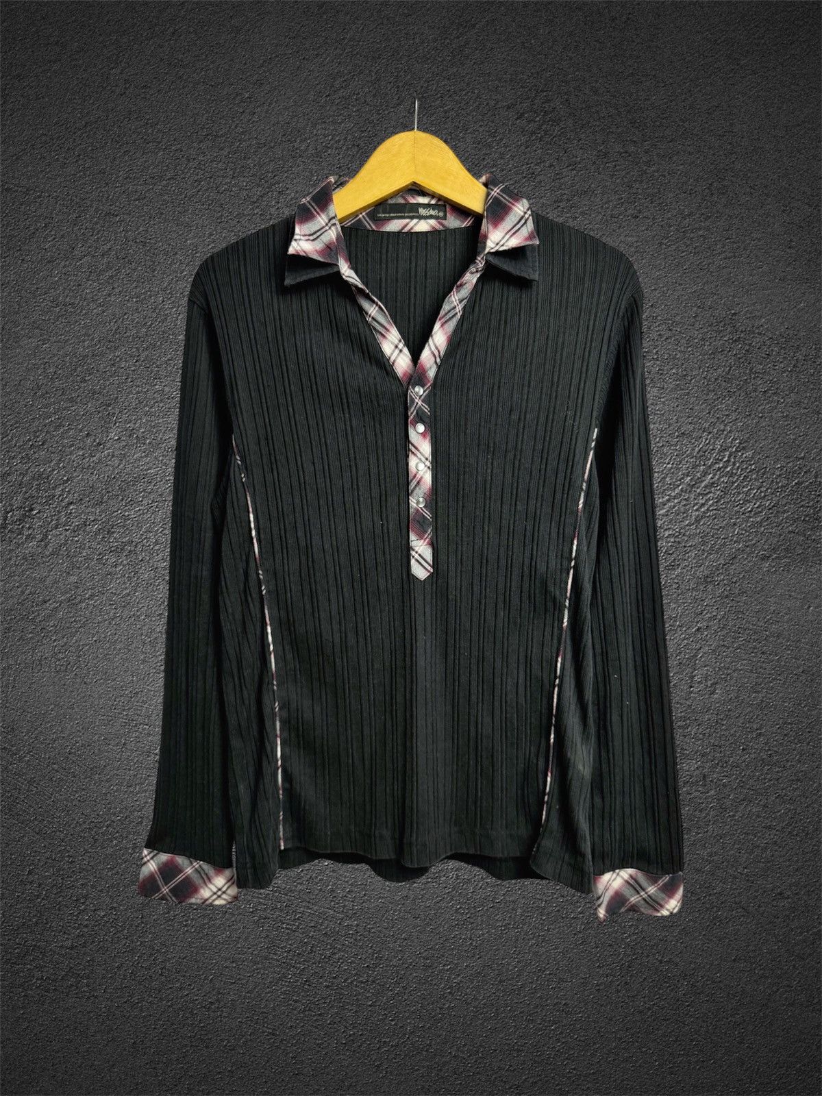 Hysteric Glamour × If Six Was Nine × Japanese Brand Missimo Double Collar Long Sleeve Fits M Size US M / EU 48-50 / 2 - 1 Thumbnail