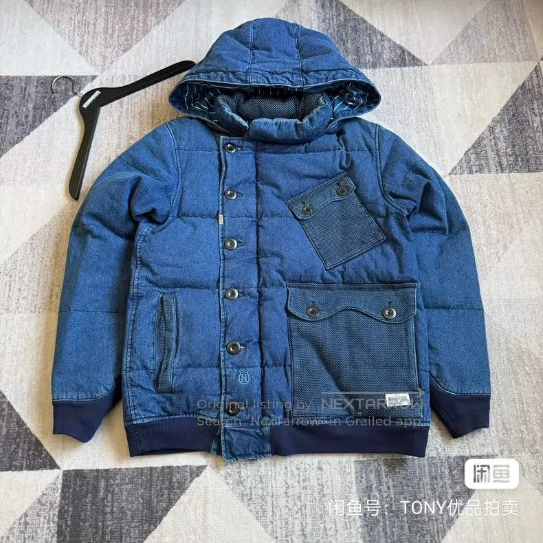 Neighborhood Neighborhood Indigo Dyed Down Jacket Size US M / EU 48-50 / 2 - 1 Thumbnail