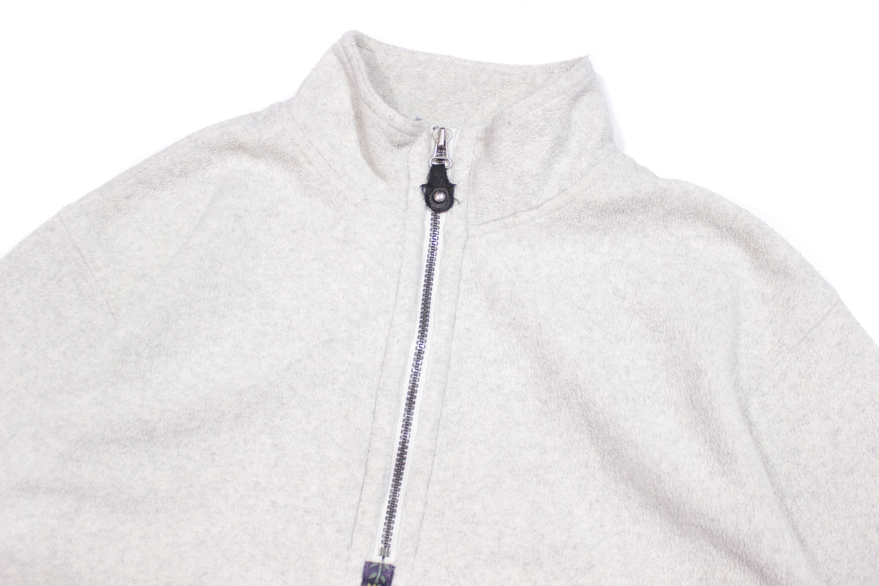 Adidas 90S Logo Fleece Jacket Size S / US 4 / IT 40 - 3 Thumbnail