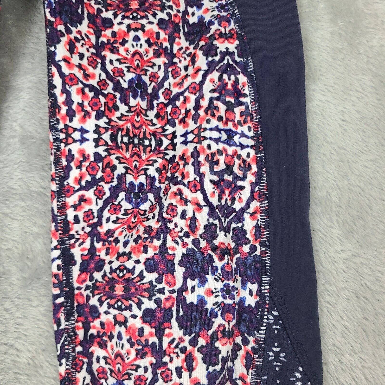 Athleta Athleta High Rise Indigo Shores Chauranga Capri Leggins Sz X Size 30" / US 8 / IT 44 - 2 Thumbnail