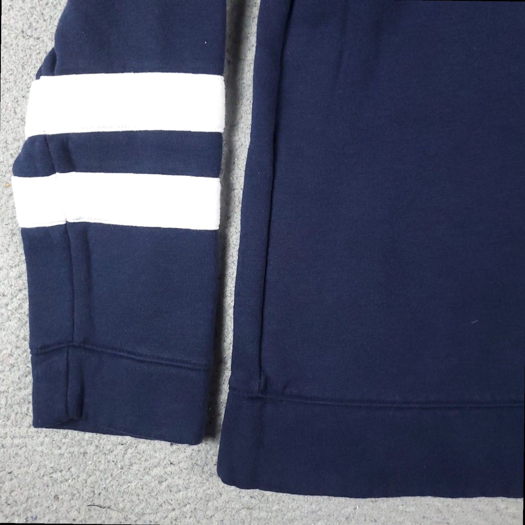 Nautica Nautica Blue Pullover Hoodie Sweatshirt Womens Small Fleece Cotton Blend Size S / US 4 / IT 40 - 3 Thumbnail