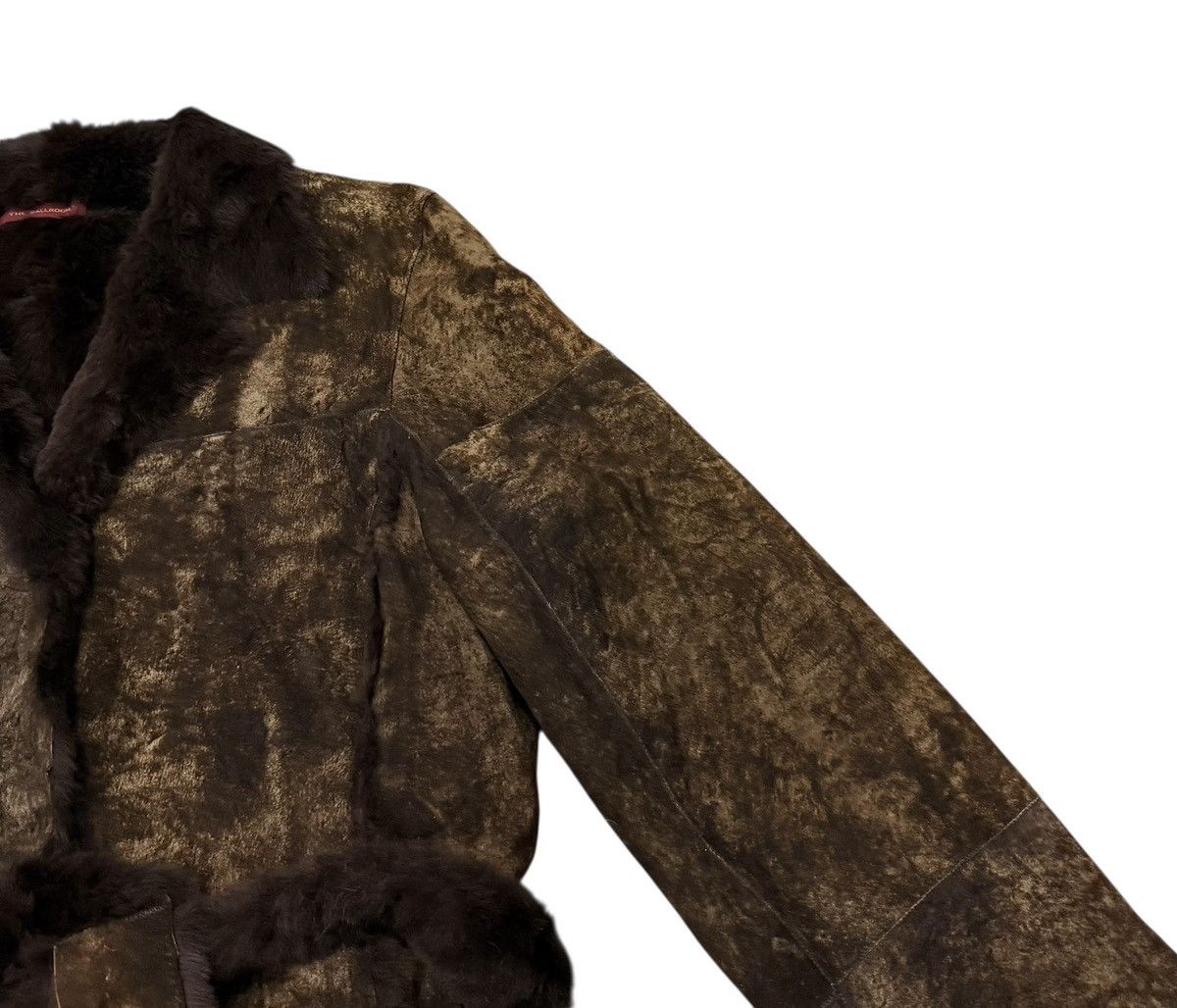 If Six Was Nine Vintage The Ballroom Rabbit Fur Hybrid Pigskin Leather Jaket Size S / US 4 / IT 40 - 2 Thumbnail