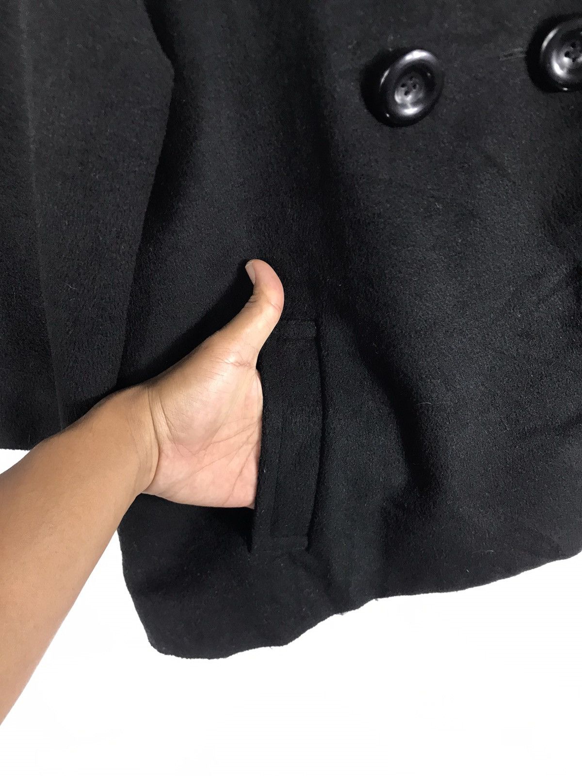 Japanese Brand 🔥Nice Design Ozoc Double Breast Baggy Coat Size XS / US 0-2 / IT 36-38 - 6 Thumbnail