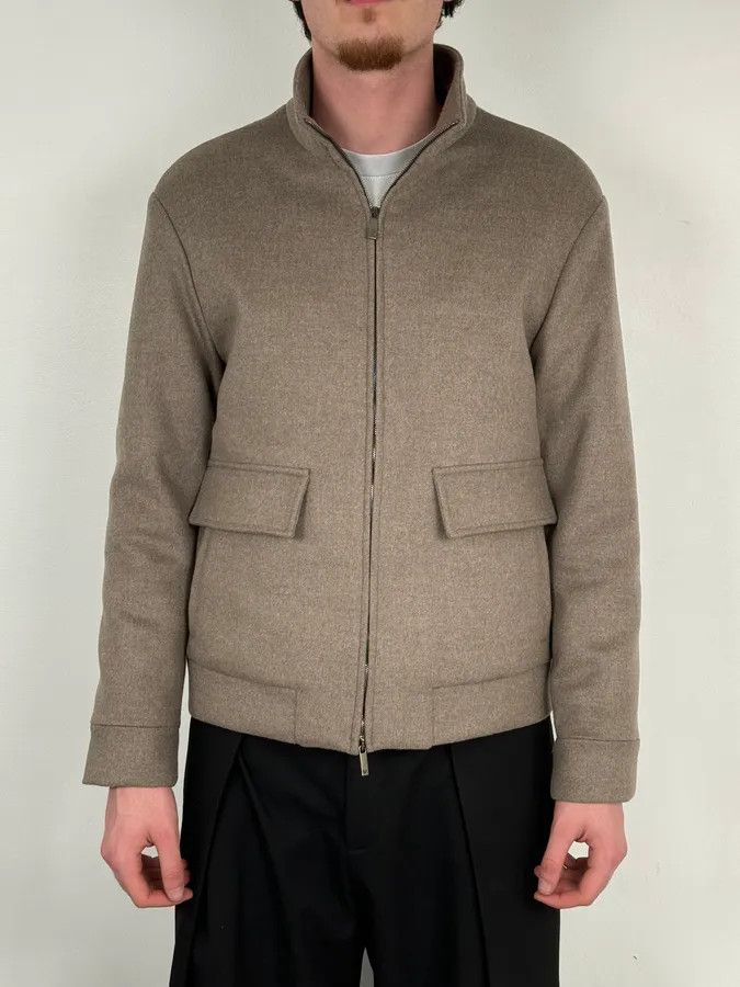 Emporio Armani AW2021 Emporio Armani Classy Beige Wool Jacket Size US M / EU 48-50 / 2 - 2 Thumbnail