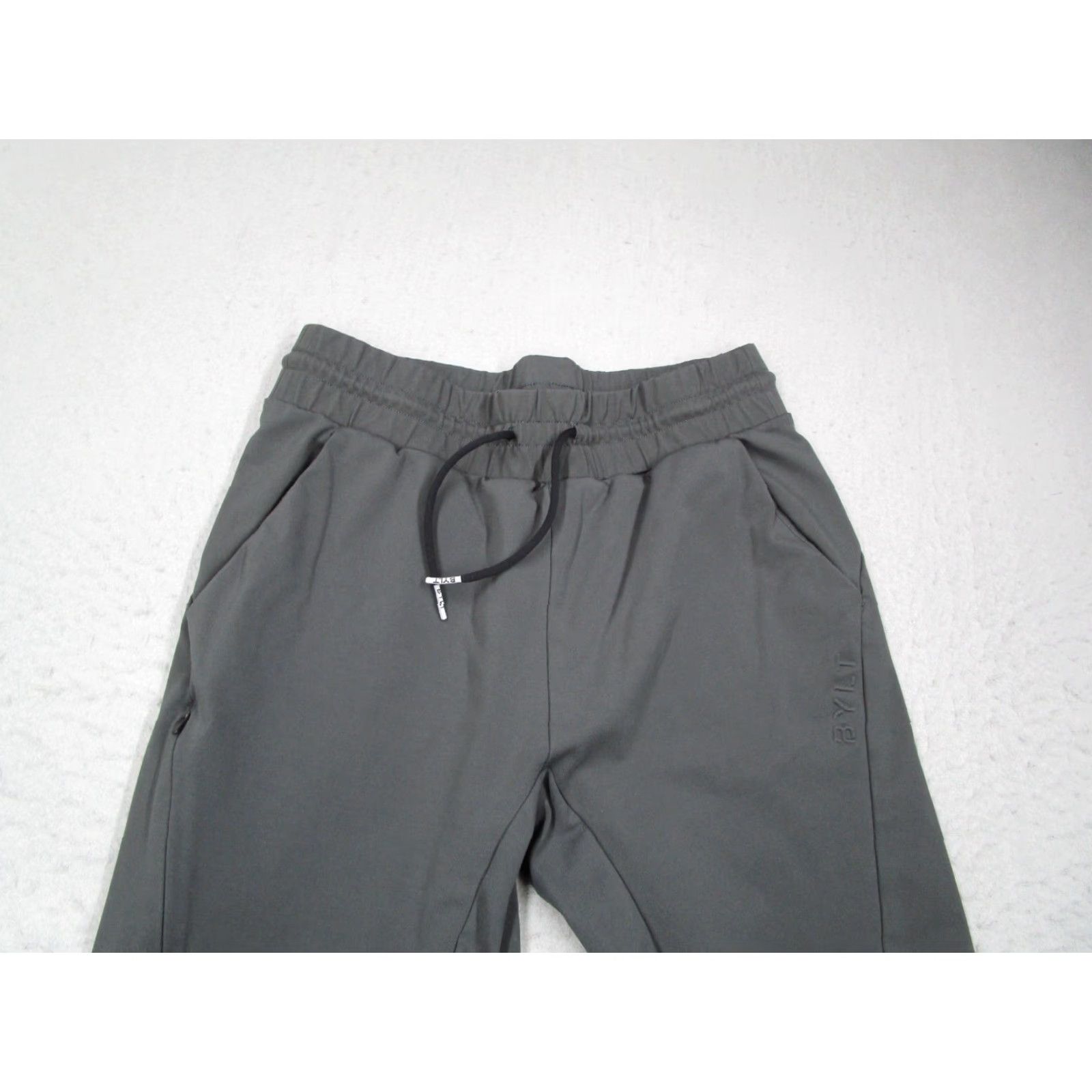 Asics BYLT PREMIUM BASICS Joggers Mens Gray Active Premium Basics Workout Train Tapered 30x26 Size US 31 - 2 Thumbnail