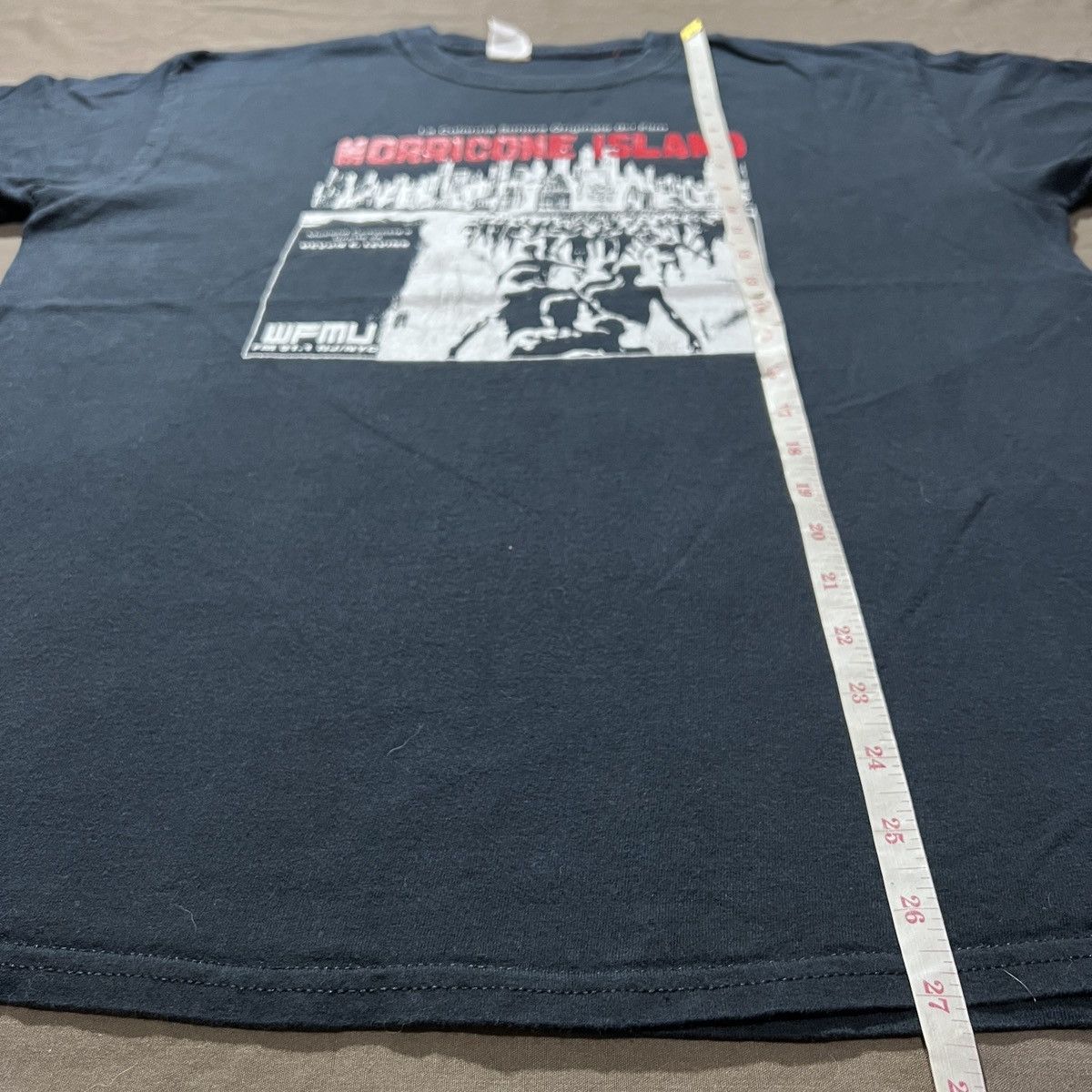 Expert Horror Y2K Morricone Island soundtrack Devon E. Levins movie Tee Size US L / EU 52-54 / 3 - 6 Thumbnail