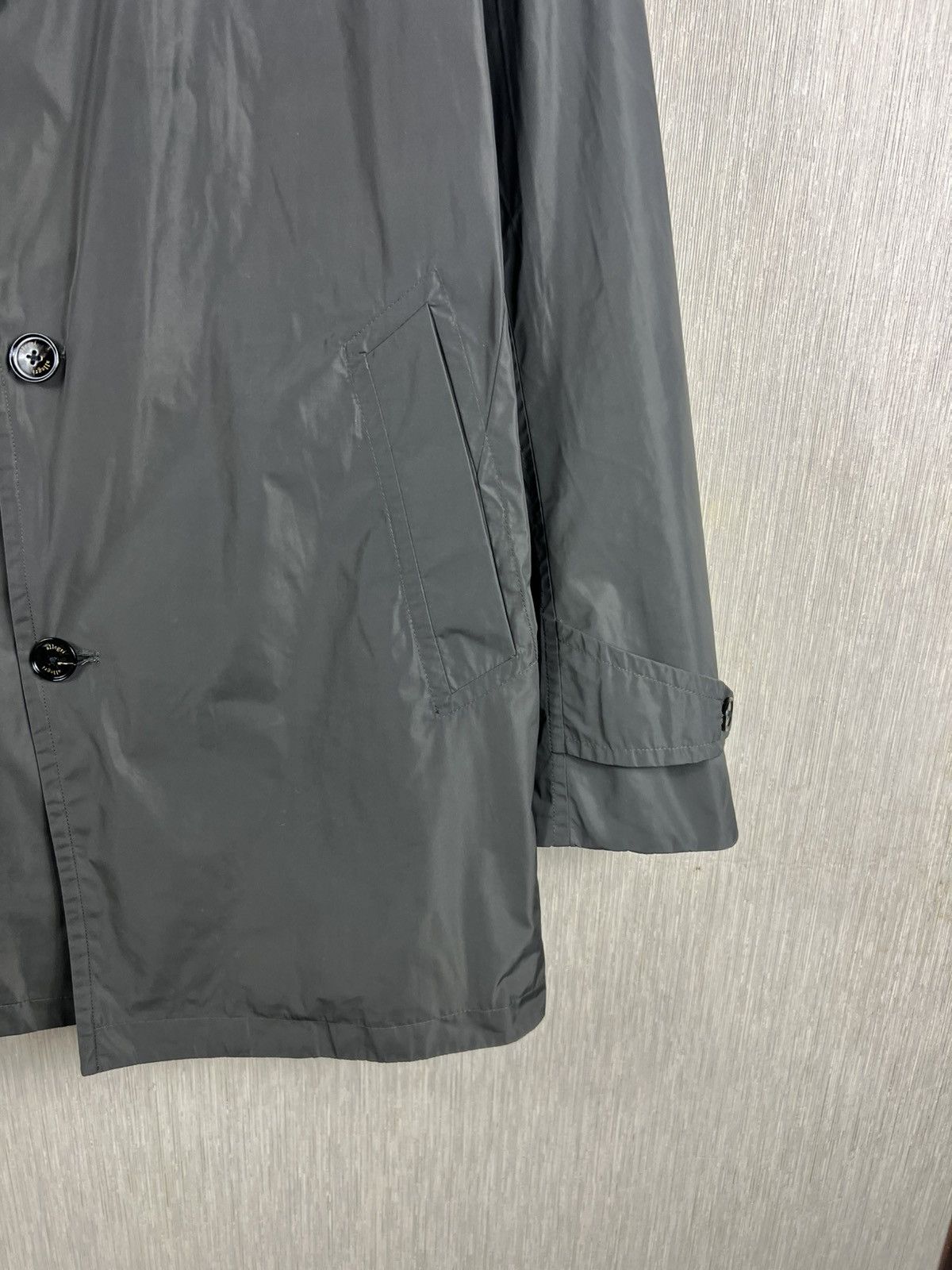 Allegri Allegri nylon long raincoat parka asymmetrical jacket Size US L / EU 52-54 / 3 - 5 Thumbnail