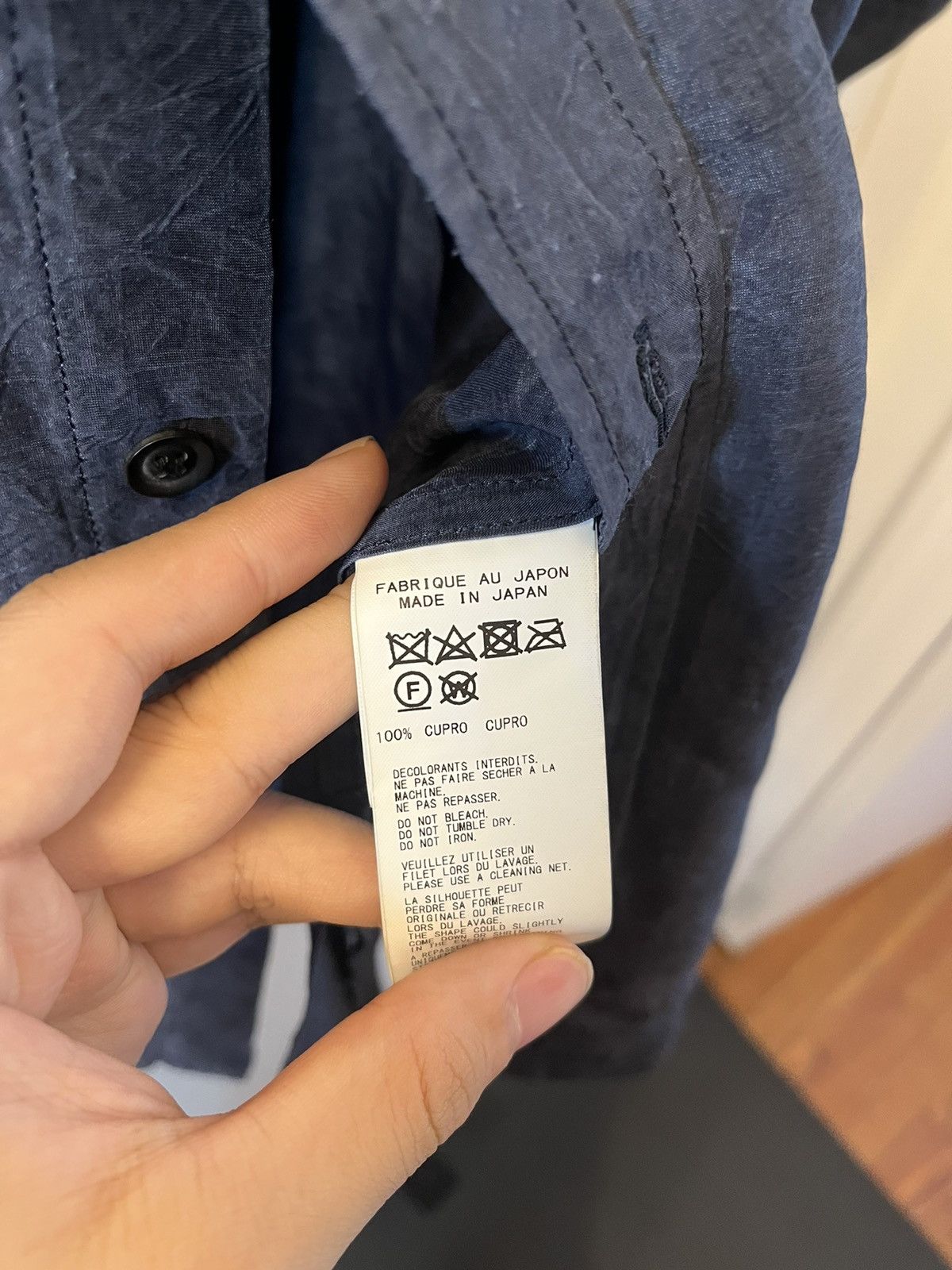 Yohji Yamamoto Yohji Yamamoto pour homme 20AW wrinkle processed dye shirt Size US L / EU 52-54 / 3 - 3 Thumbnail