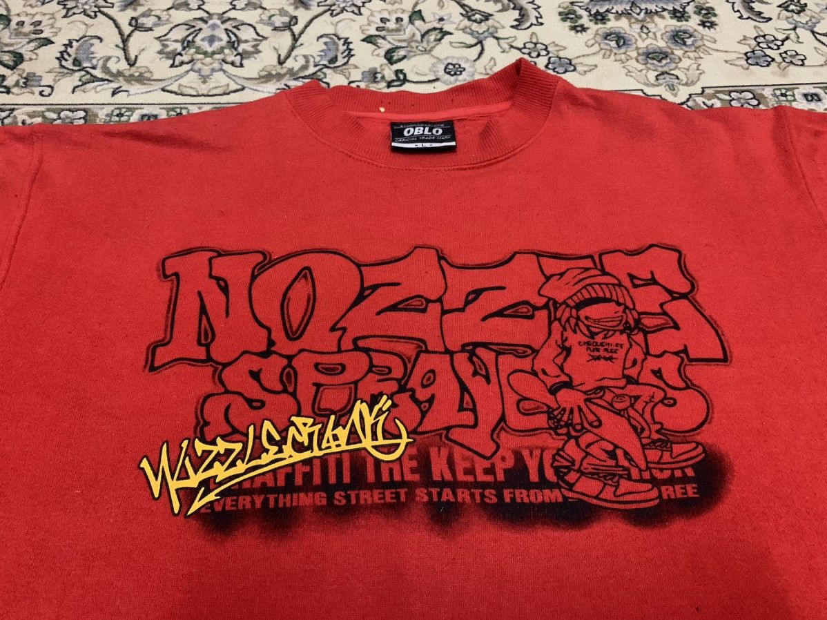 Ecko Unltd. × JNCO × Japanese Brand Y2K JNCO STYLE BRAND OBLO STREET COULTURE SWEATSHIRT Size US L / EU 52-54 / 3 - 5 Thumbnail