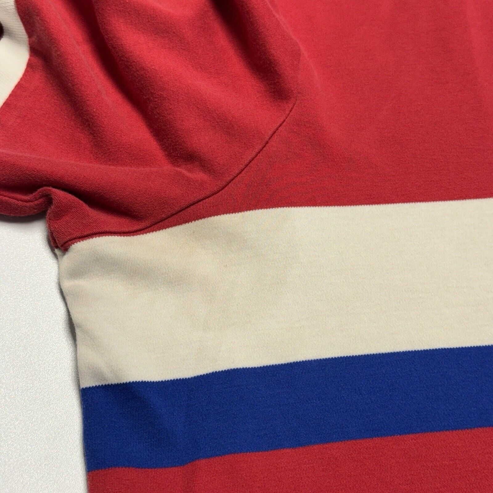 Polo Ralph Lauren Polo Ralph Lauren Spellout Shirt Mens Medium Red/Blue Collar Size US M / EU 48-50 / 2 - 6 Thumbnail