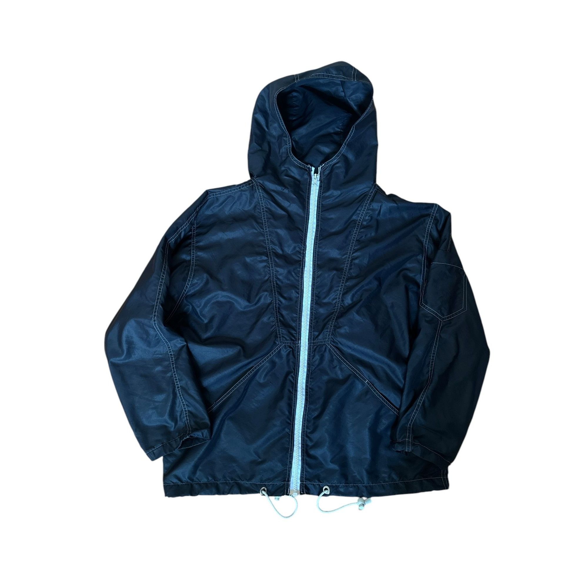 Courreges Black Nylon windbreaker Size M / US 6-8 / IT 42-44 - 2 Thumbnail