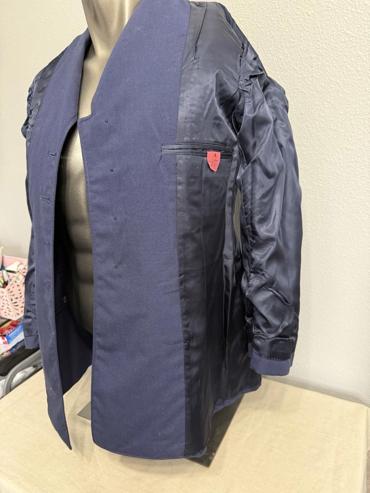 The Unbranded Brand Vintage Military ARMY Uniform Navy Blue Blazer Sz 38 XS Size XS / US 0-2 / IT 36-38 - 6 Thumbnail