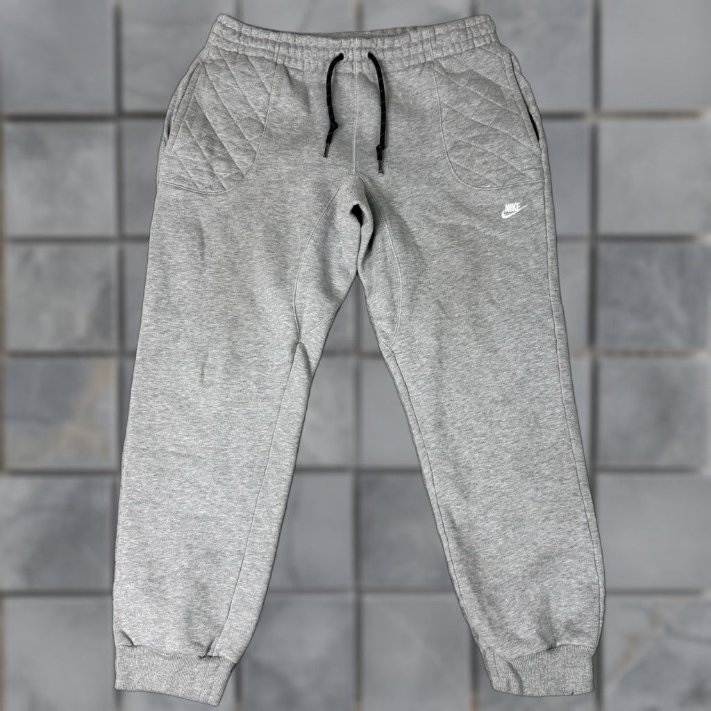 Nike Nike Knows FB Sweatpants Mens Large Gray Camo Pockets Heavyweight Essential Rare Pants Size US 33 - 1 Thumbnail
