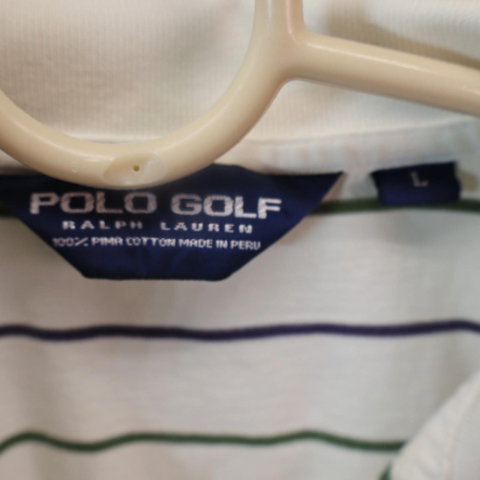 Other Polo Golf Ralph Lauren Pima Cotton Stripe White Eagle Brook Size US L / EU 52-54 / 3 - 5 Thumbnail