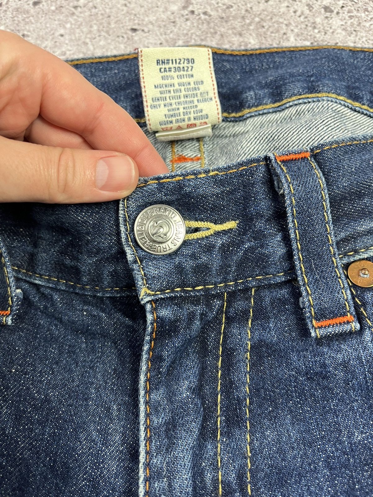 True Religion Bobby Bootcut Jeans Made in USA 🇺🇸 Vintage Y2K Denim W31 Size US 31 - 5 Thumbnail