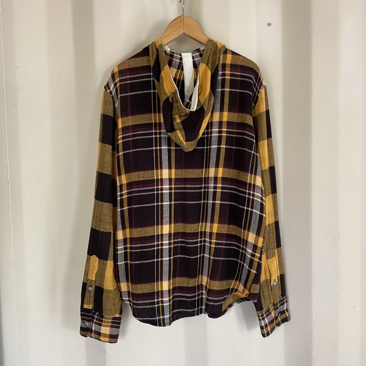 Vintage Indian Motorcycle plaid hoodie shirt Size US M / EU 48-50 / 2 - 13 Thumbnail