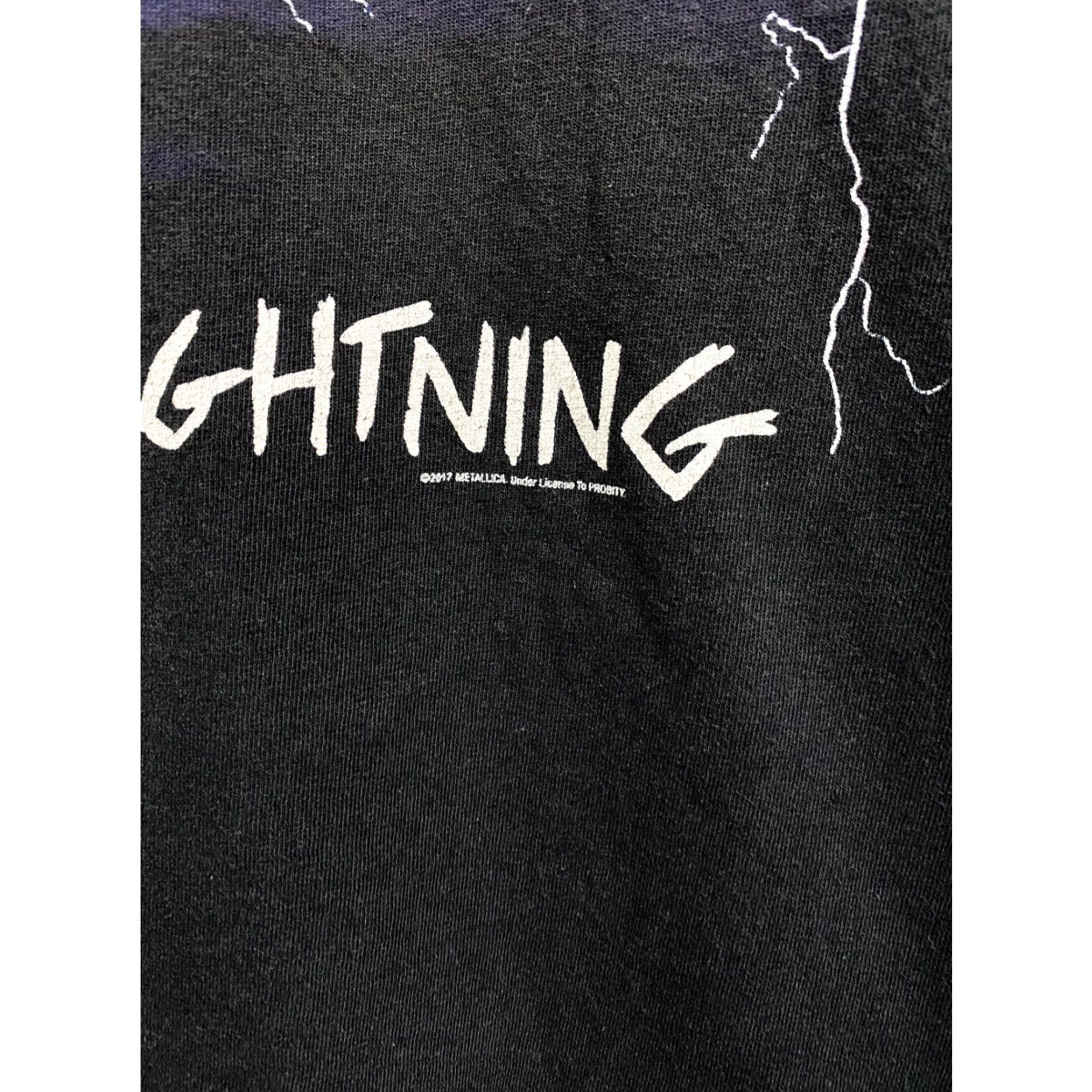 Gildan Vintage Metallica Ride the Lightning rare retro T-Shirt M Black Mens XS? Size US M / EU 48-50 / 2 - 5 Thumbnail