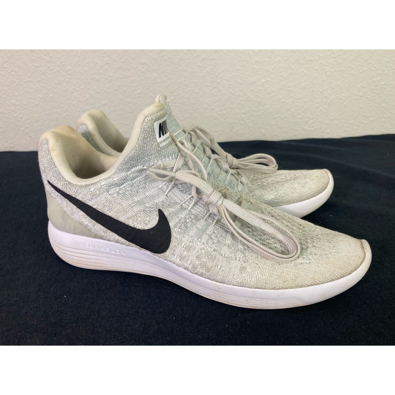 Nike Nike Women's Lunarepic Flyknit 2 Gray Running Shoes Sz 8 Size US 8 / IT 38 - 2 Thumbnail