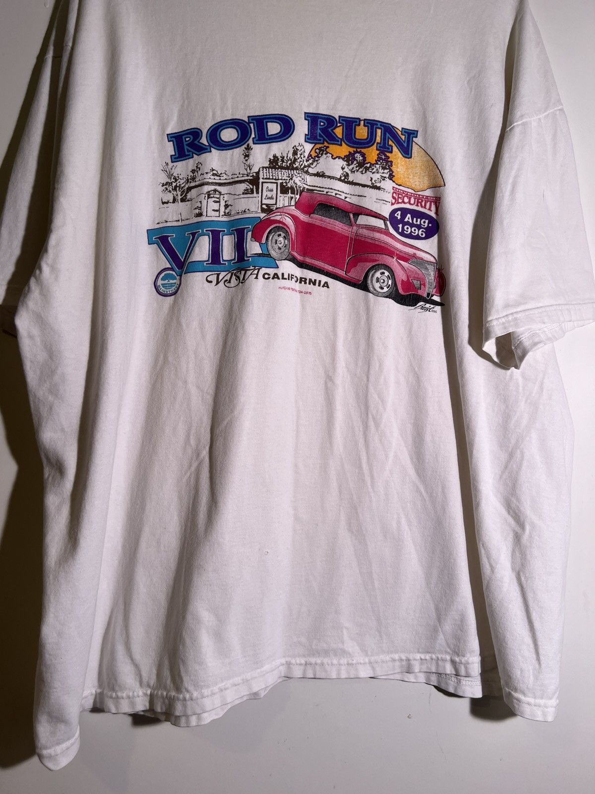 Vintage 90’s 2000’s Y2K VTG Vintage Rod Run Vista Cars Retro T Shirt Size US XXL / EU 58 / 5 - 3 Thumbnail