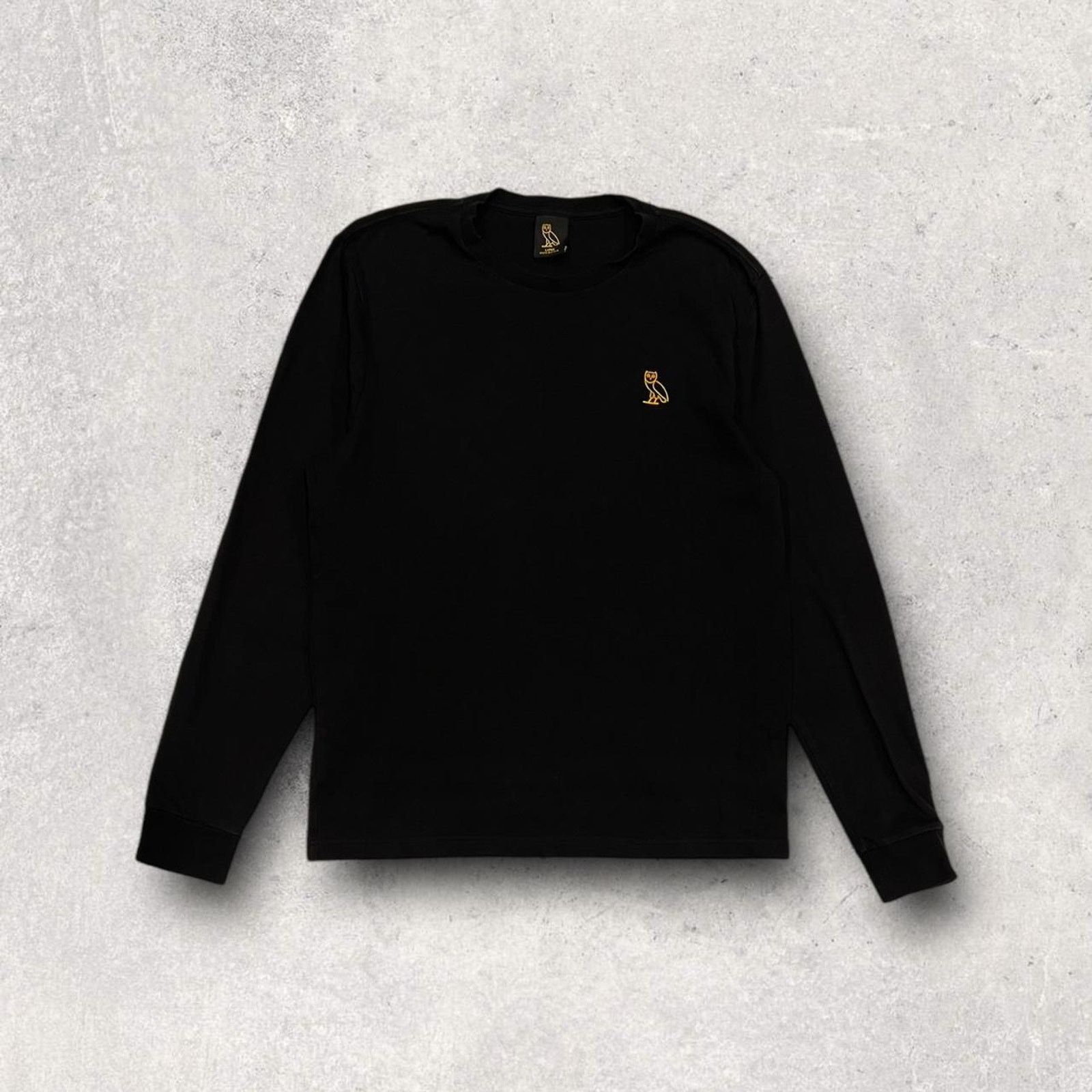 October's Very Own OVO Drake Octobers Very Own Black Owl Logo Long Sleeve Shirt Size US L / EU 52-54 / 3 - 1 Thumbnail