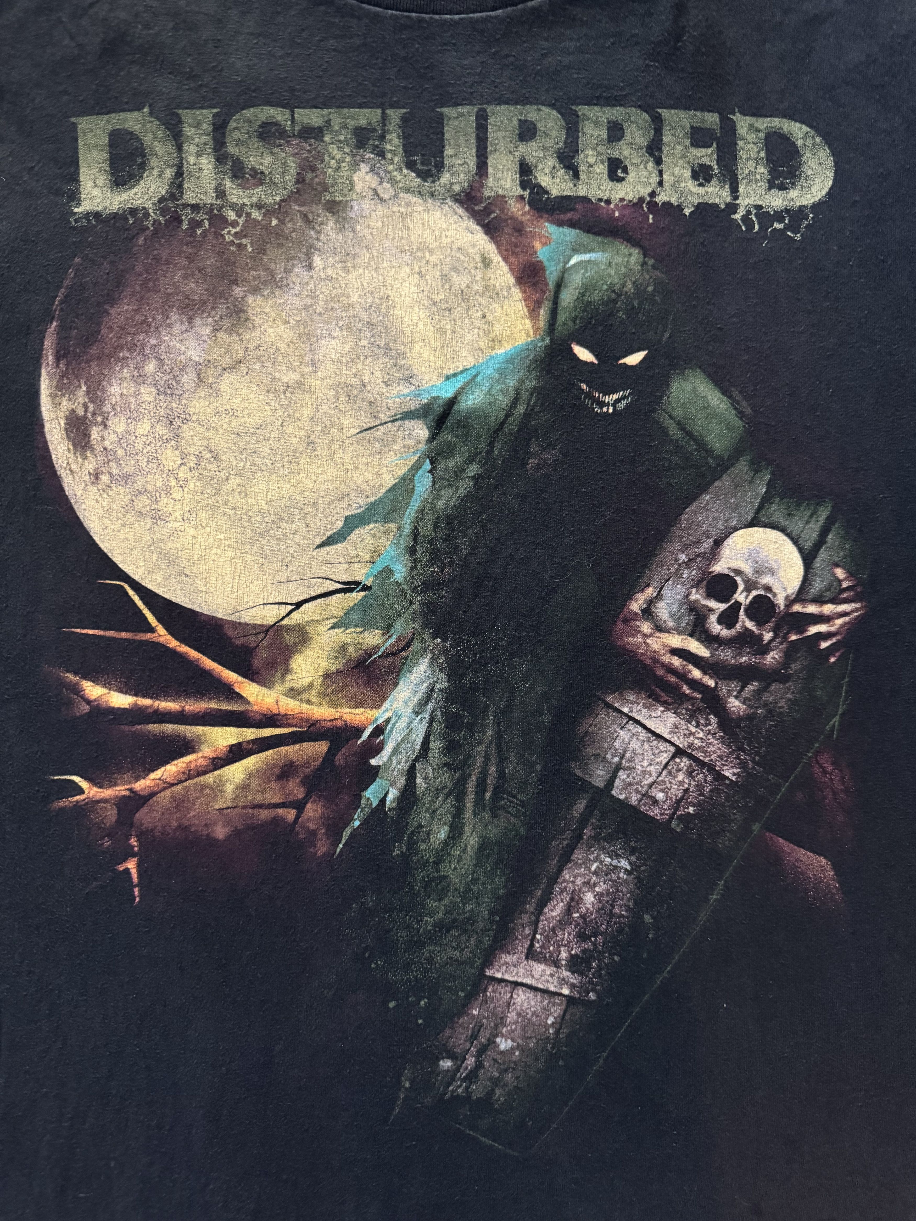 Alstyle × Band Tees × Vintage Vintage Disturbed Creepin Coffin Band T-shirt Size US XL / EU 56 / 4 - 3 Thumbnail
