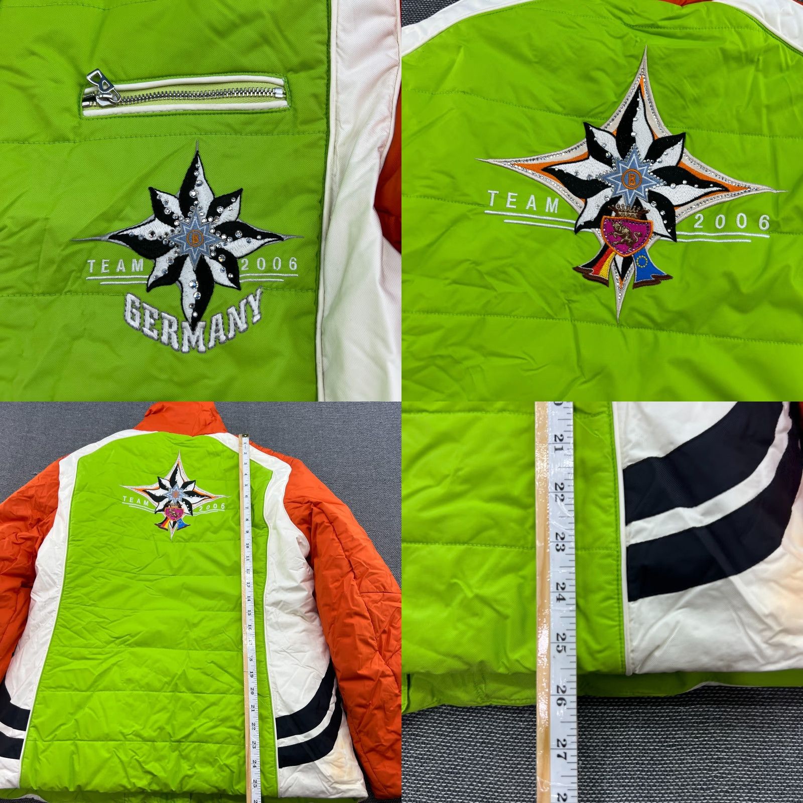 Bogner BOGNER Ski Jacket Womens Multicolor Full Zip 2006 Olympic Team Germany Size 14 Size XL / US 12-14 / IT 48-50 - 9 Thumbnail
