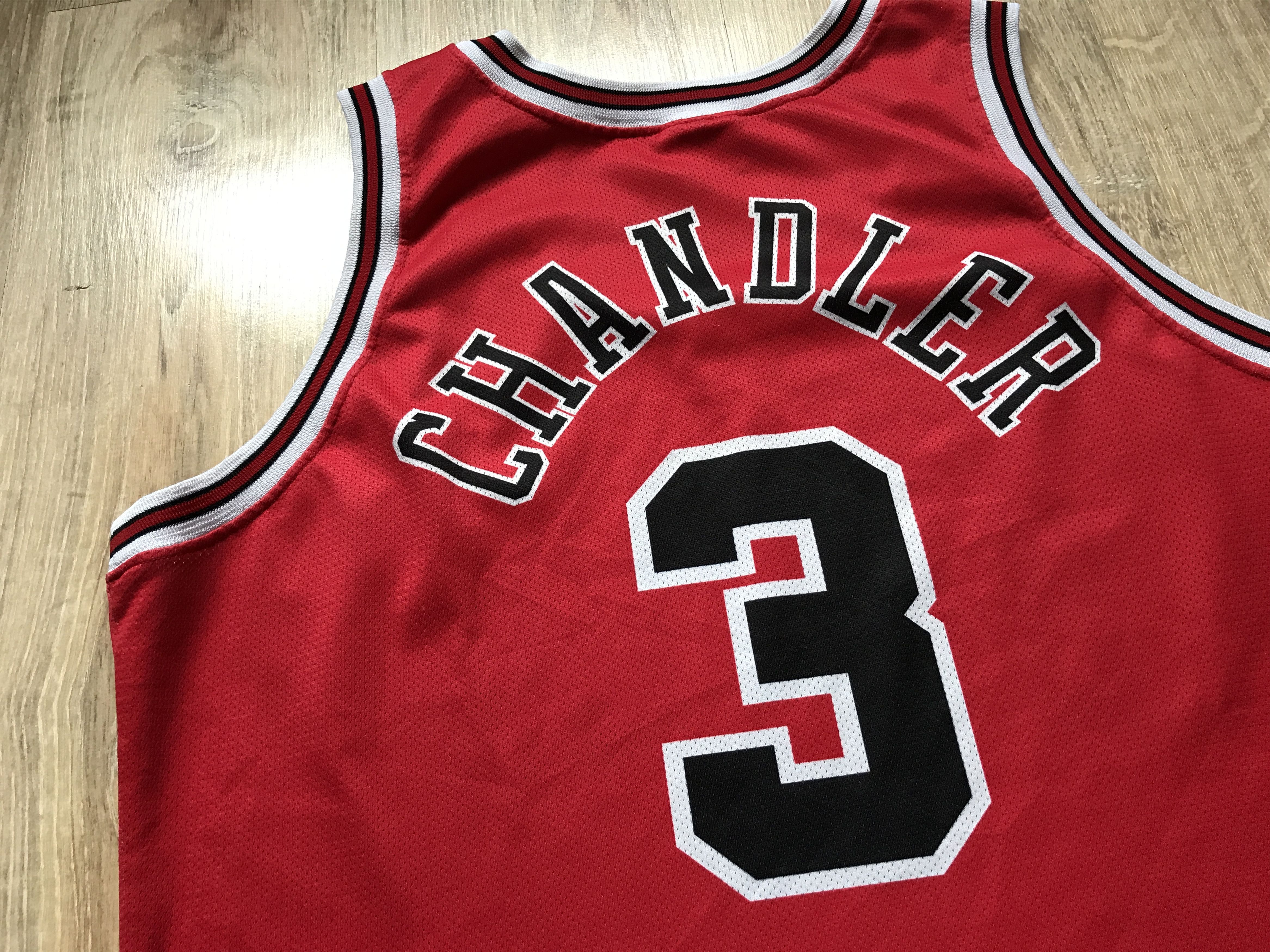 NBA × Vintage Chicago Bulls NBA Champion Jersey #3 Chandler Size US L / EU 52-54 / 3 - 5 Thumbnail