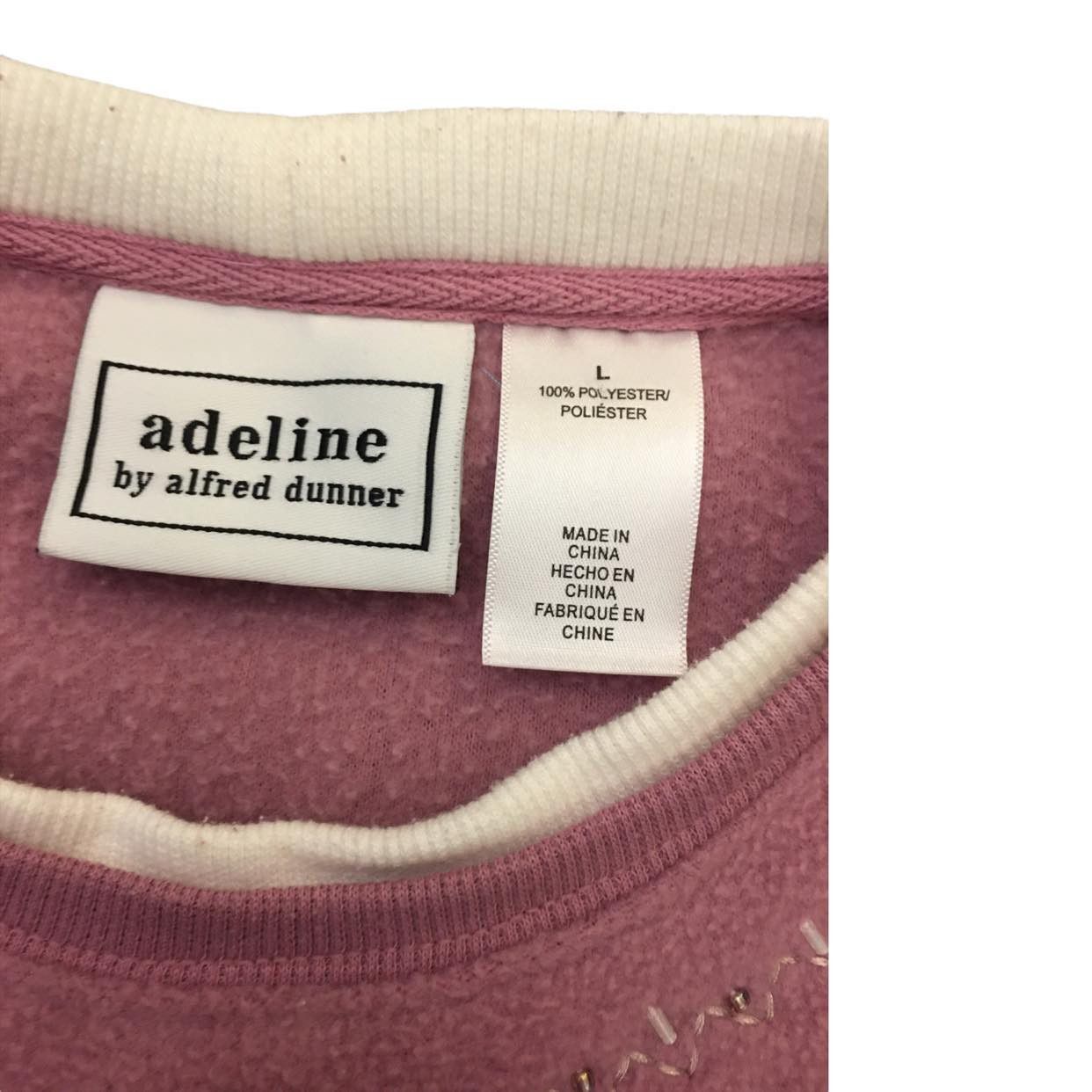 Other Vintage Adeline Alfred Dunner Long Sleeve Sweater Crewneck L Size L / US 10 / IT 46 - 3 Thumbnail