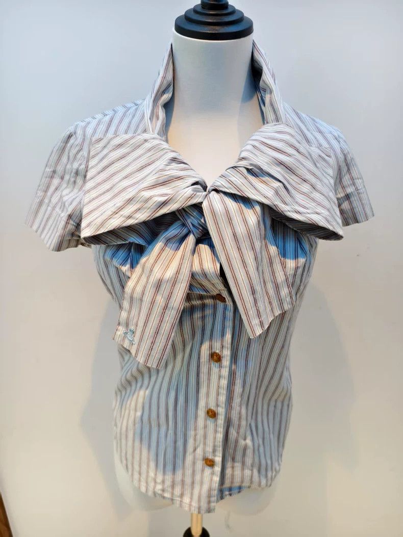Vivienne Westwood Vivienne Westwood size1 Butterfly knot short-sleeved shirt Size M / US 6-8 / IT 42-44 - 2 Thumbnail