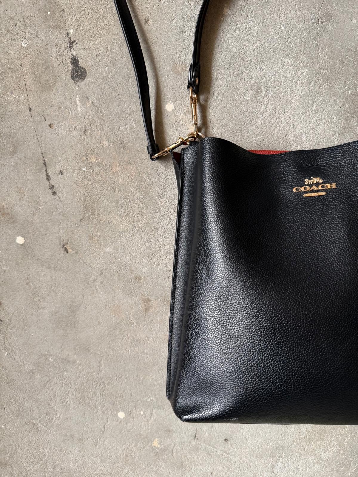 Coach Coach 2Way 22 Mollie Leather Bucket Bag Black Size ONE SIZE - 2 Thumbnail