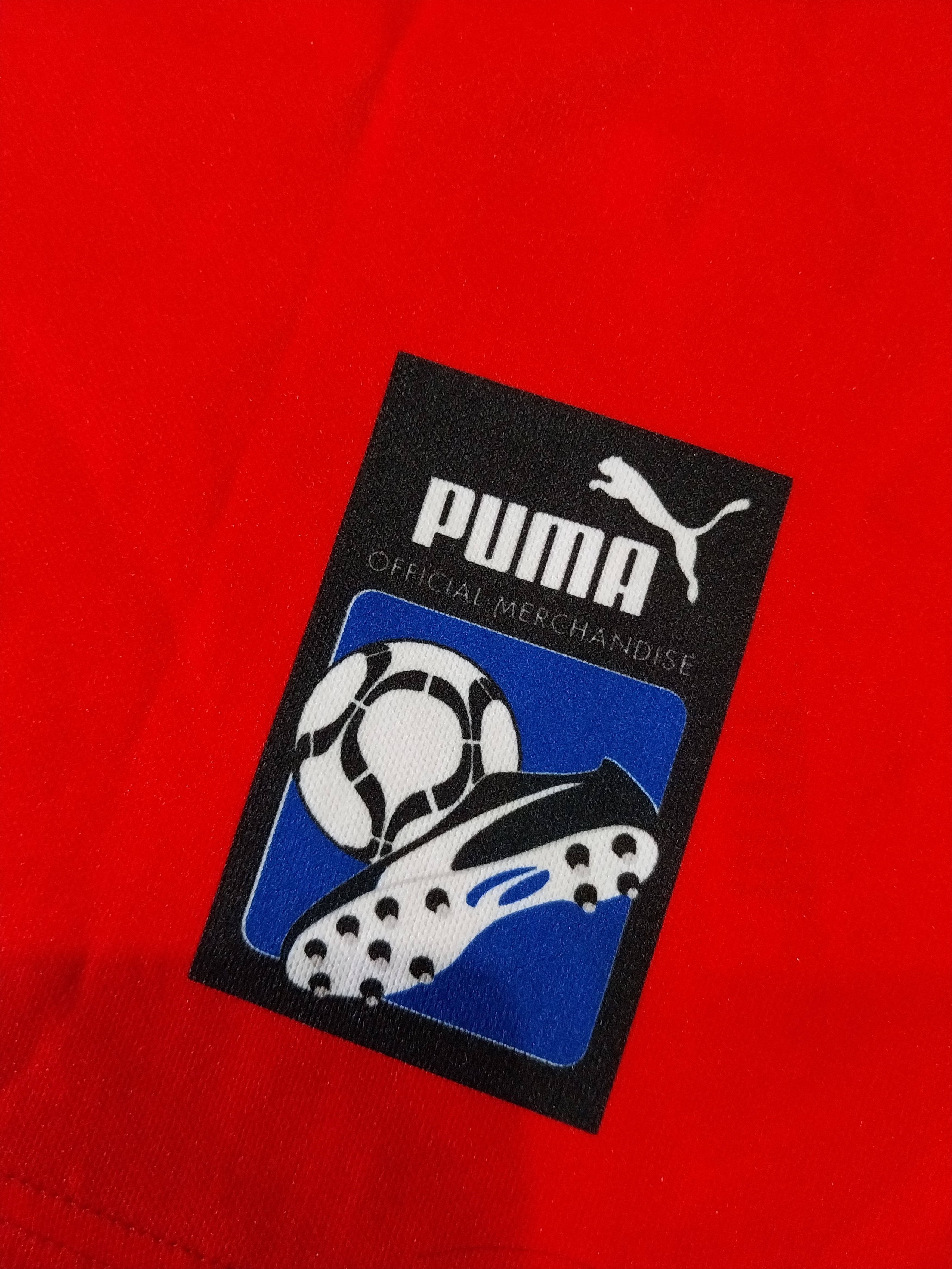 Puma Czech republic home 1999/2000 pavel nedved jersey football Size US XL / EU 56 / 4 - 5 Thumbnail