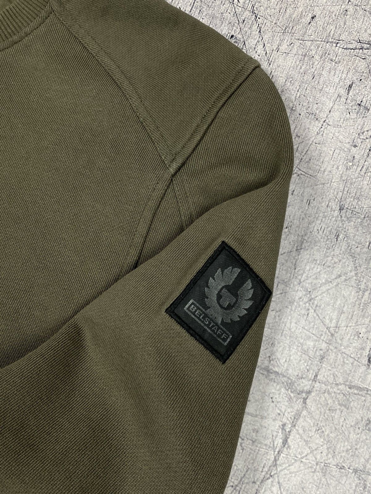 Belstaff Vintage Belstaff England Patch Lebel Designer Sweatshirt Size US L / EU 52-54 / 3 - 3 Thumbnail