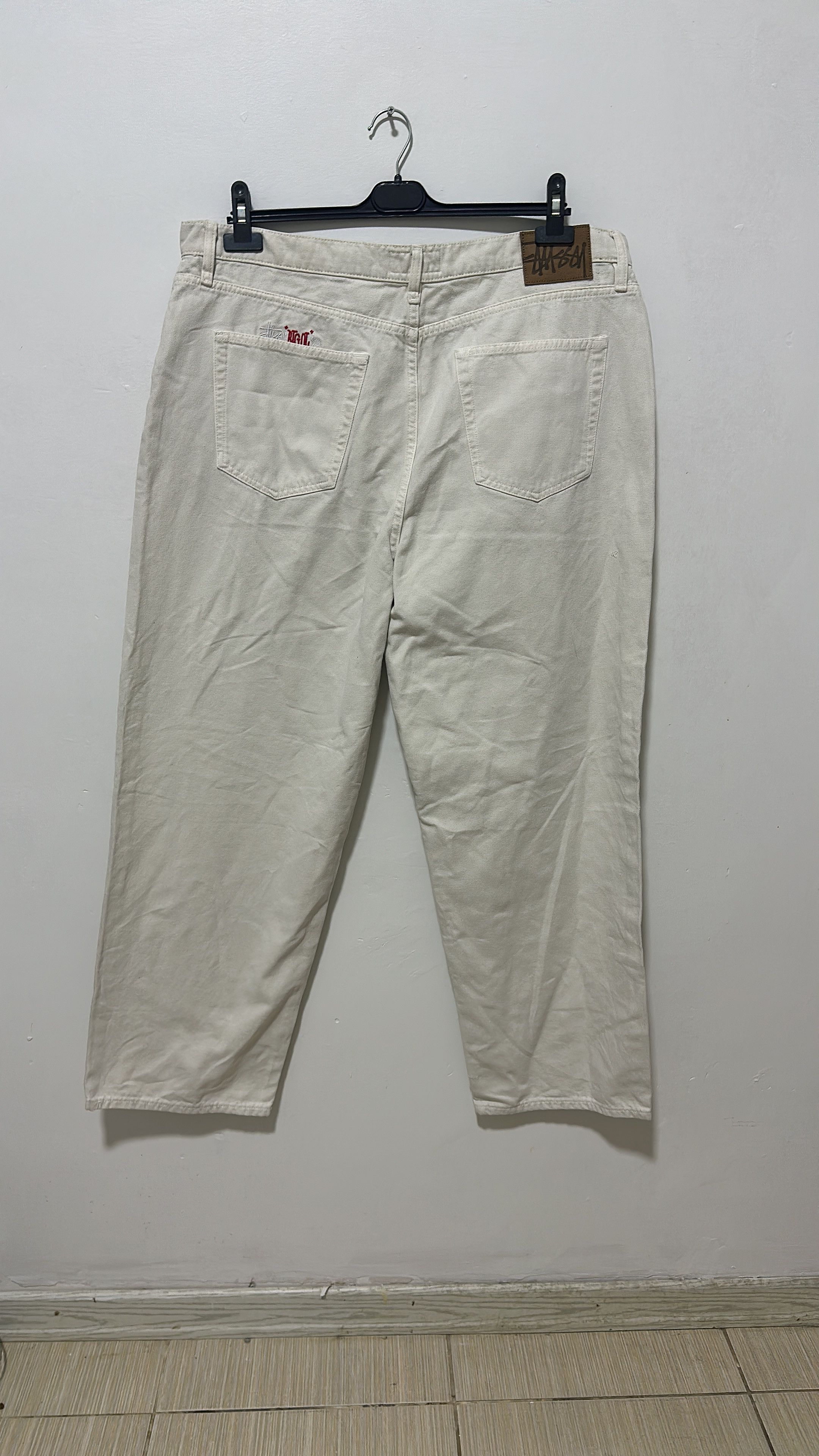 Stussy Stussy Big Ol Jean White Size 38 Size US 38 / EU 54 - 1 Thumbnail